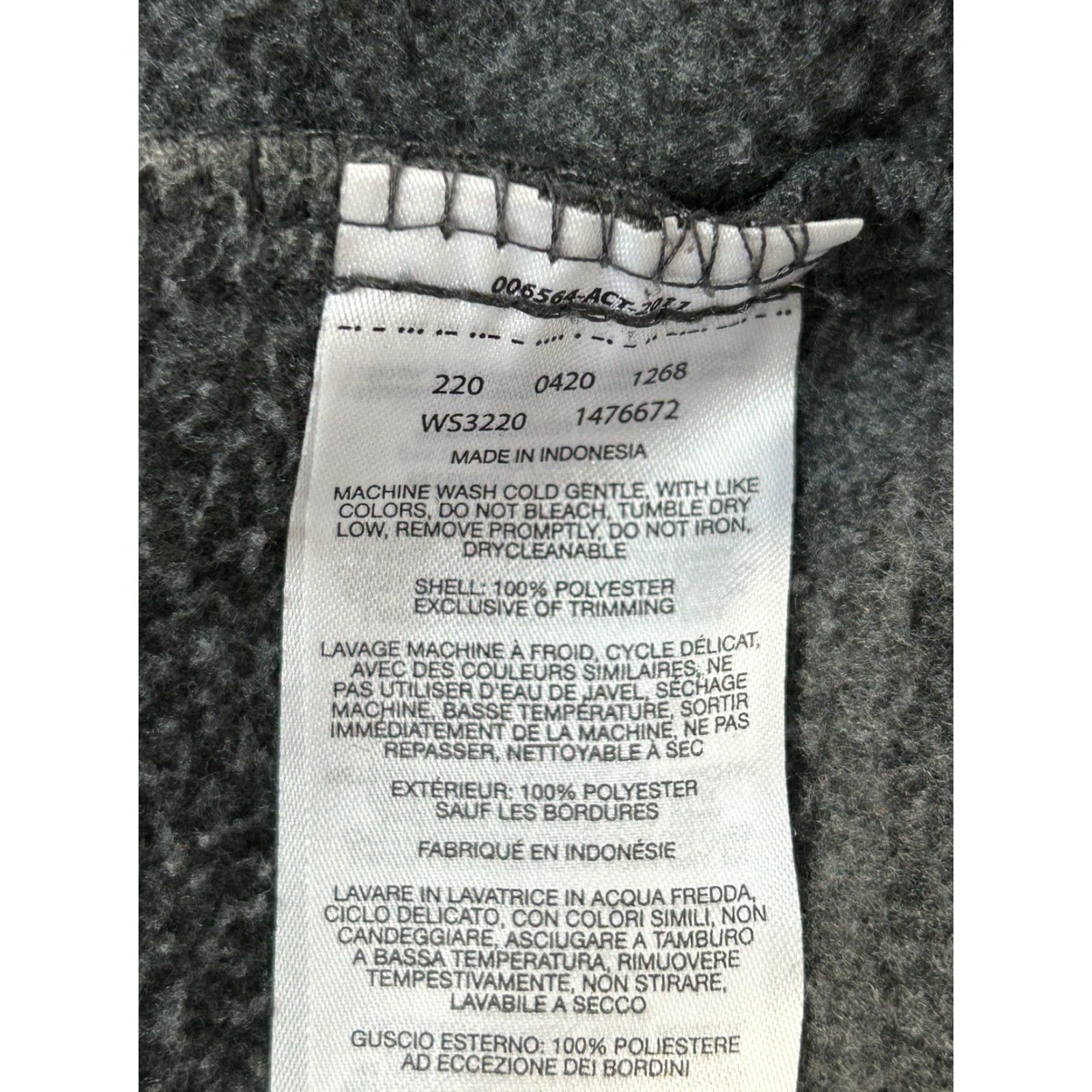 Vintage Columbia Fleece Jacket Men 2XL Gray Solid Full Zip Long Sleeves Pockets Long Sleeve Jacket Mens Fleece Jacket Winter Regular Size 2XL Size US XXL / EU 58 / 5 - 6 Thumbnail