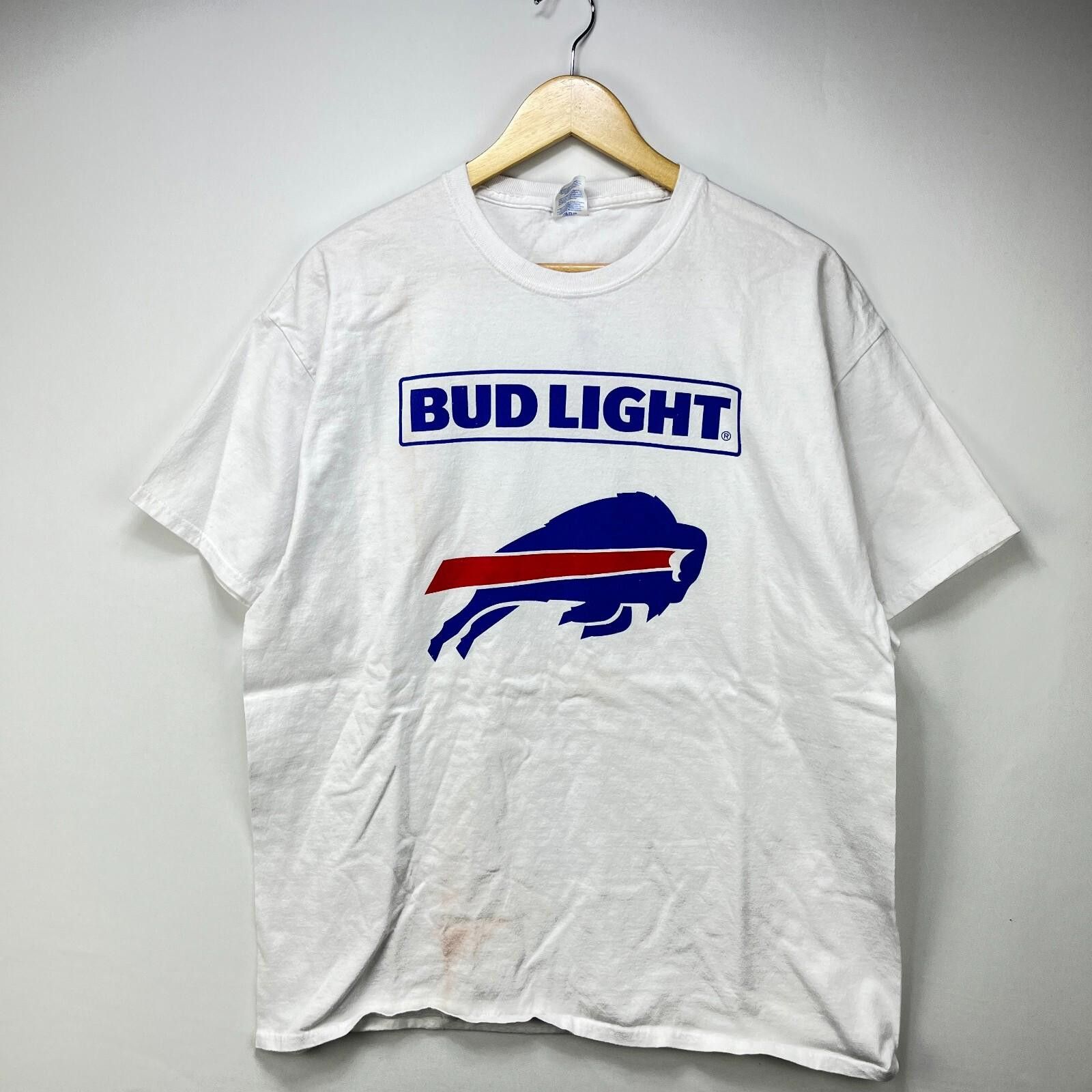 NFL Vintage Y2K Buffalo Bills Bud Light T-Shirt NFL XL Size US XL / EU 56 / 4 - 1 Thumbnail