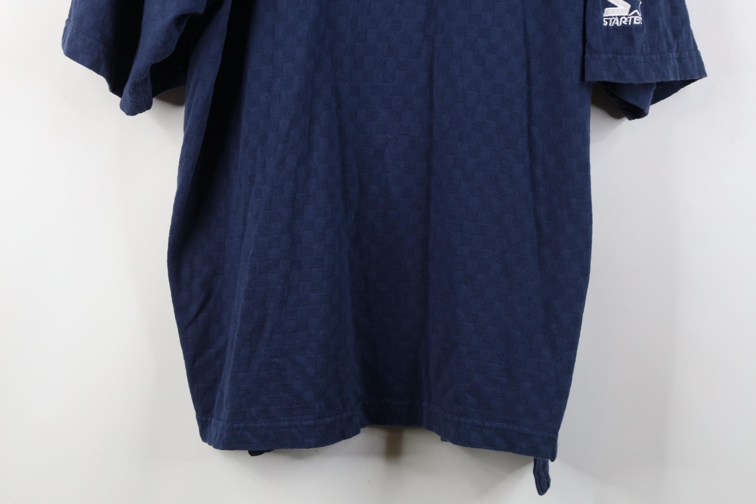 Starter Vintage 90s Starter University of Michigan Knit Polo Shirt Size US M / EU 48-50 / 2 - 3 Thumbnail