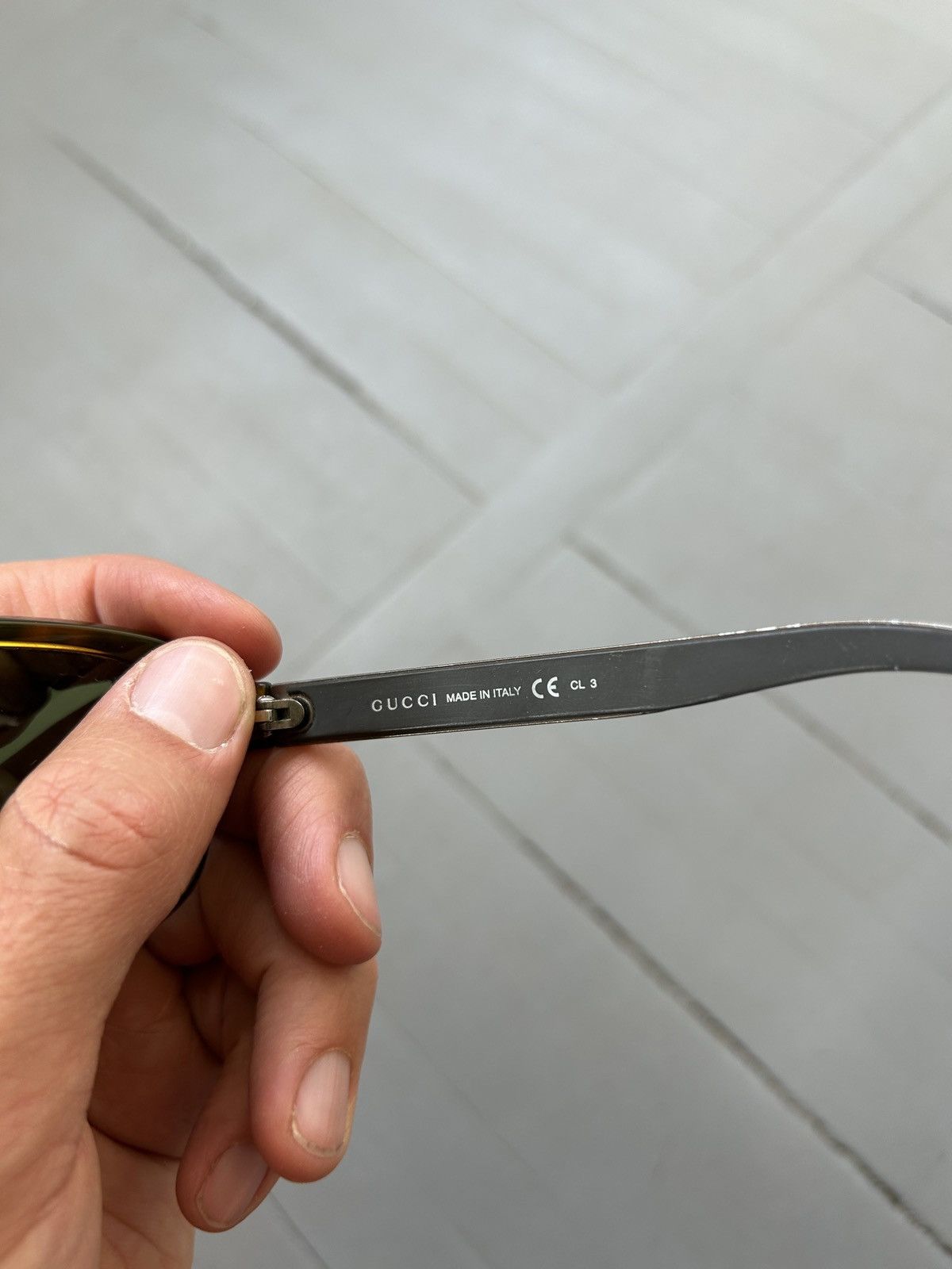Gucci Gucci glasses vintage leo Size ONE SIZE - 6 Thumbnail