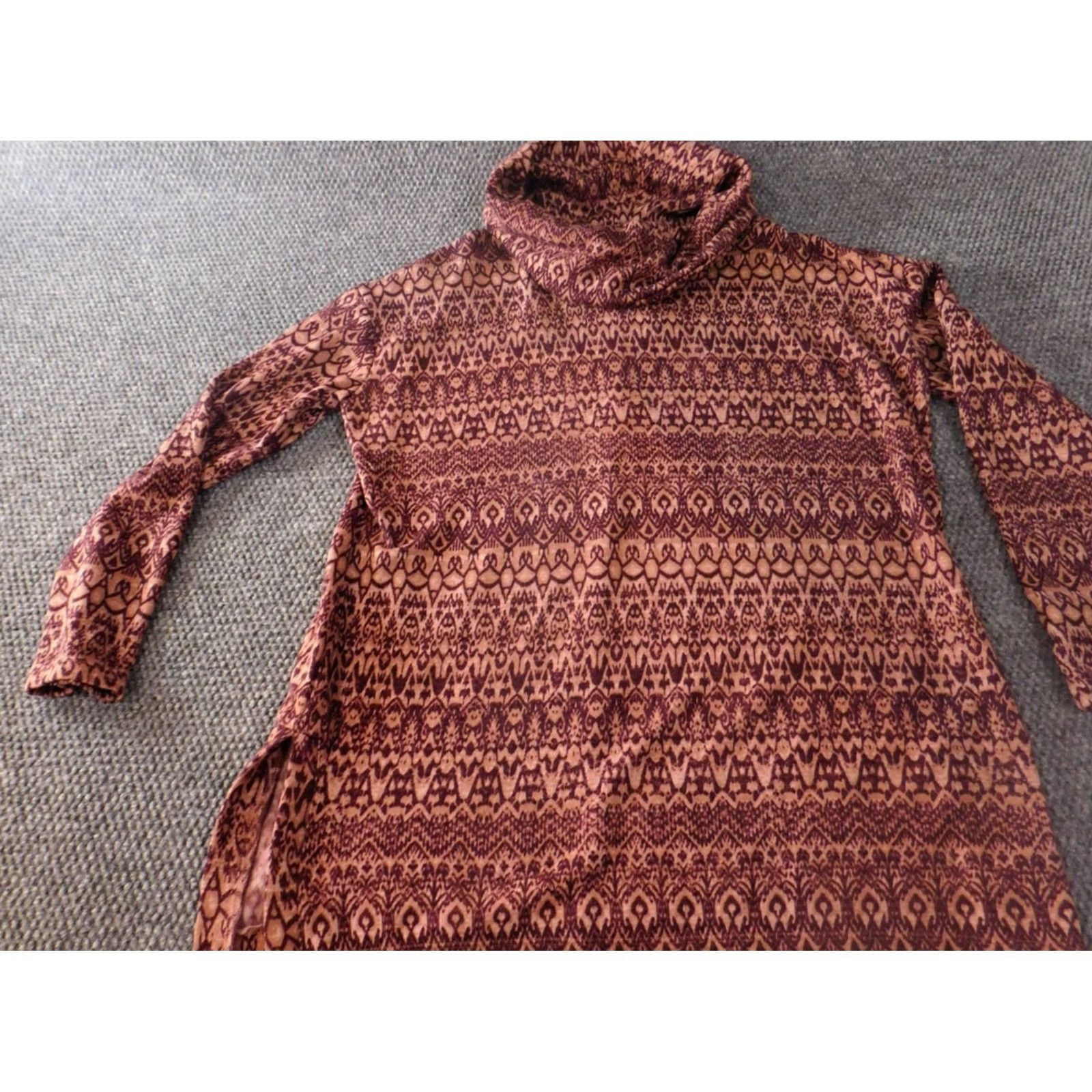 Vintage St.John's Bay Womens Sweater L Red Crew Neck Pullover Stretch Raglan Sleeve Size L / US 10 / IT 46 - 3 Thumbnail