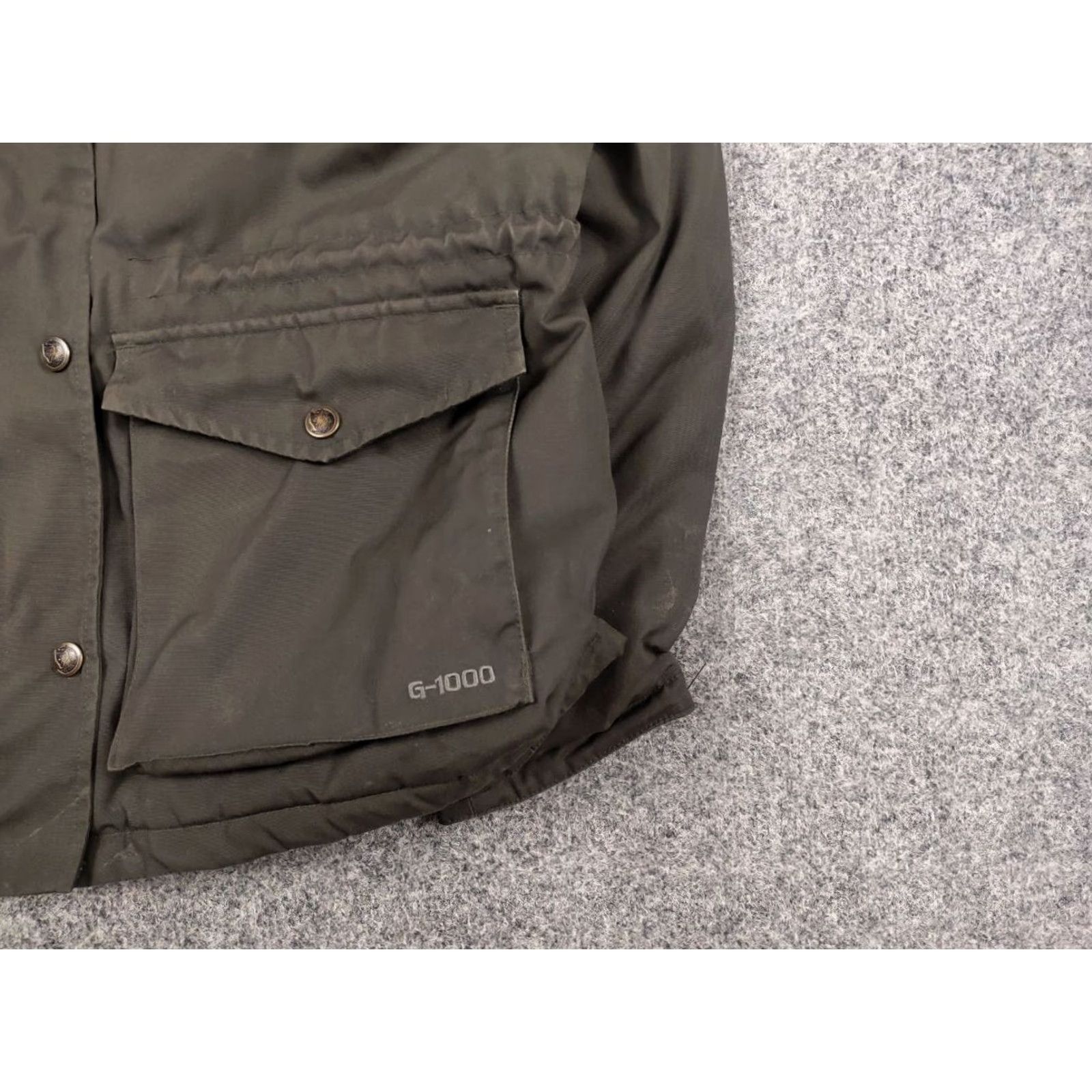 Vintage VINTAGE Fjällräven G1000 Jacket Womens Olive Olive Green Insulated Hooded Mid-Length Full Zip 2020s 90s Outdoor Fjällräven Logo Womens Size M / US 6-8 / IT 42-44 - 6 Thumbnail