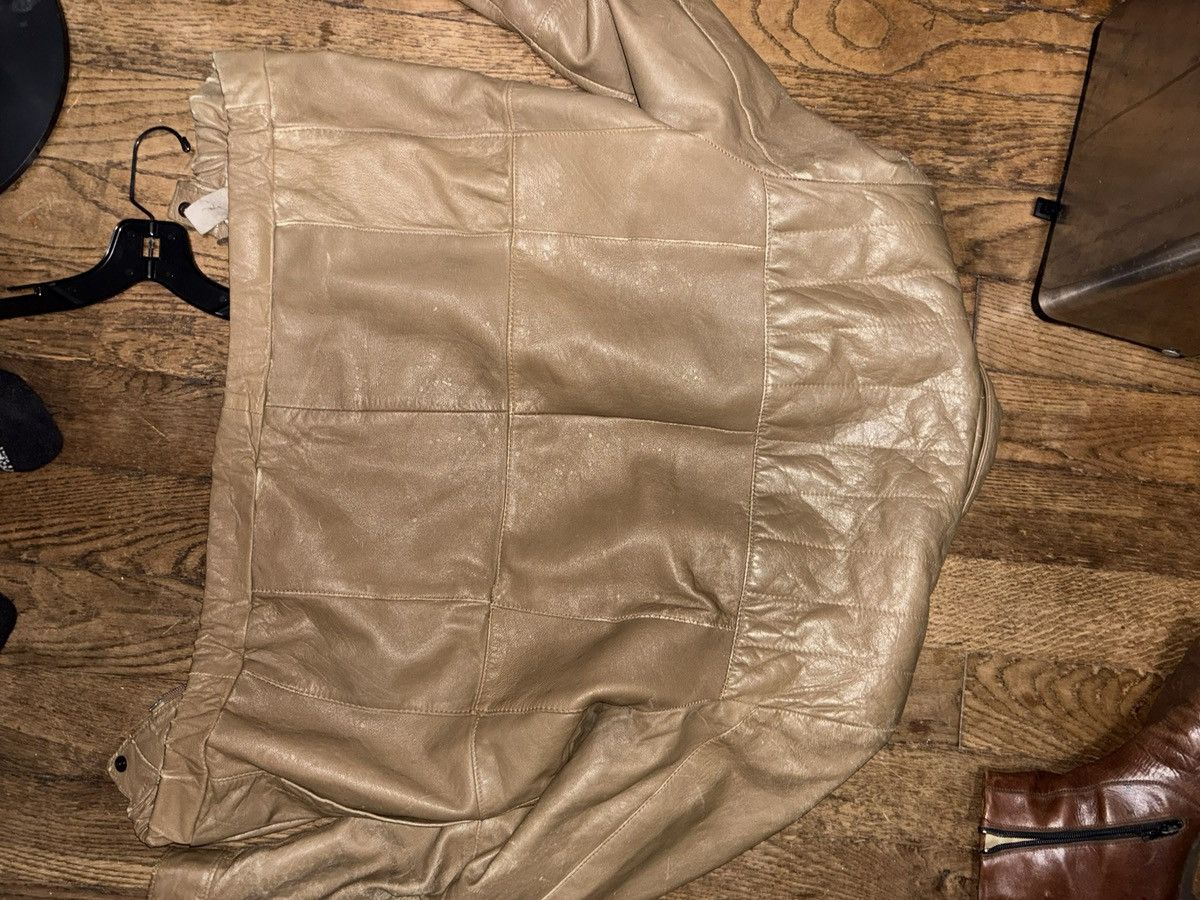 Other Vinage brown leather jacket size mens large Size US L / EU 52-54 / 3 - 3 Thumbnail