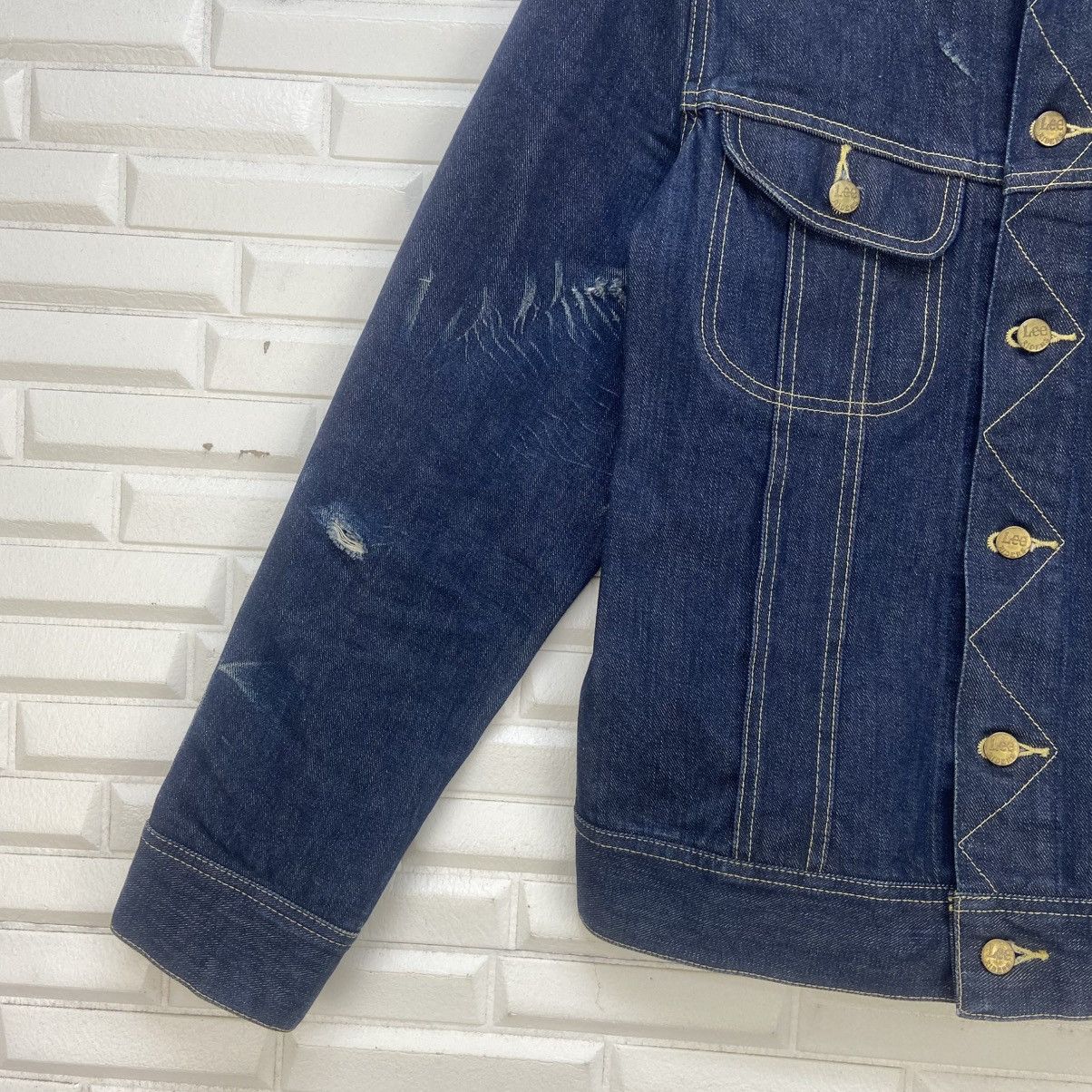 Lee Lee Rider Organic Cotton Sakamoto Denim Hiroshima Trucker Size US XS / EU 42 / 0 - 6 Thumbnail