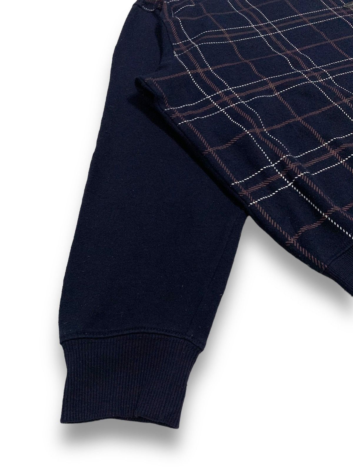 Michiko Koshino London Y2K Michiko Koshino London Dark Navy Plaid Tartan Sweatshirt Size US M / EU 48-50 / 2 - 8 Thumbnail