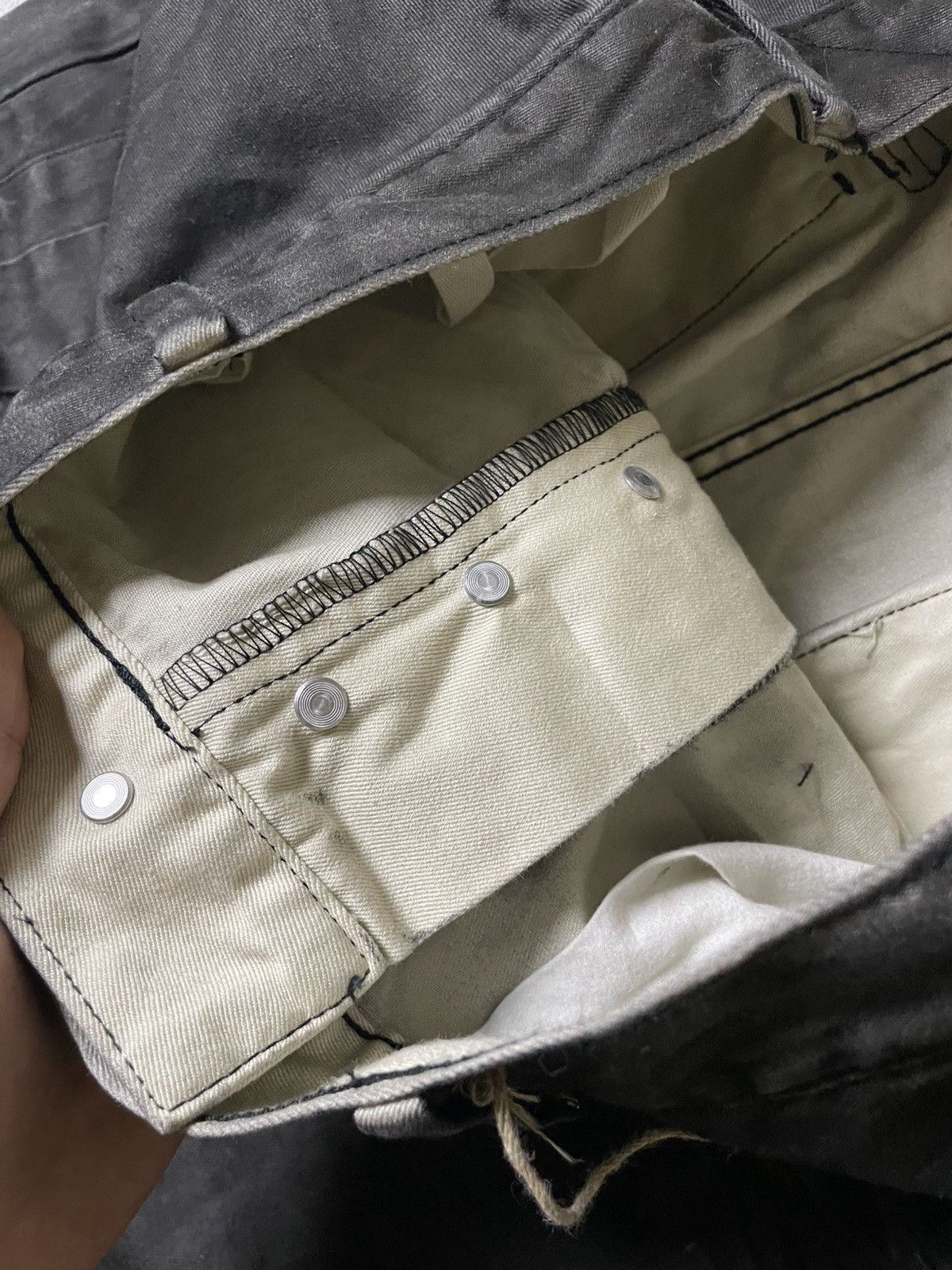 Allsaints Skull Allsaints Rick Owens Style Drop Crotch Jeans Size US 32 / EU 48 - 8 Thumbnail
