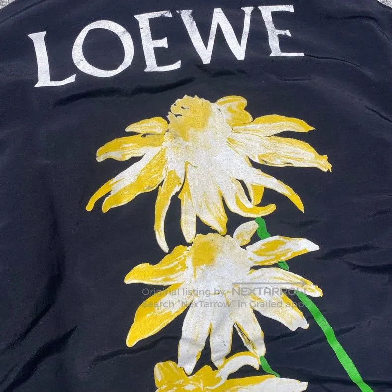 Loewe Loewe Jacket with daisy print on back Size US S / EU 44-46 / 1 - 5 Thumbnail