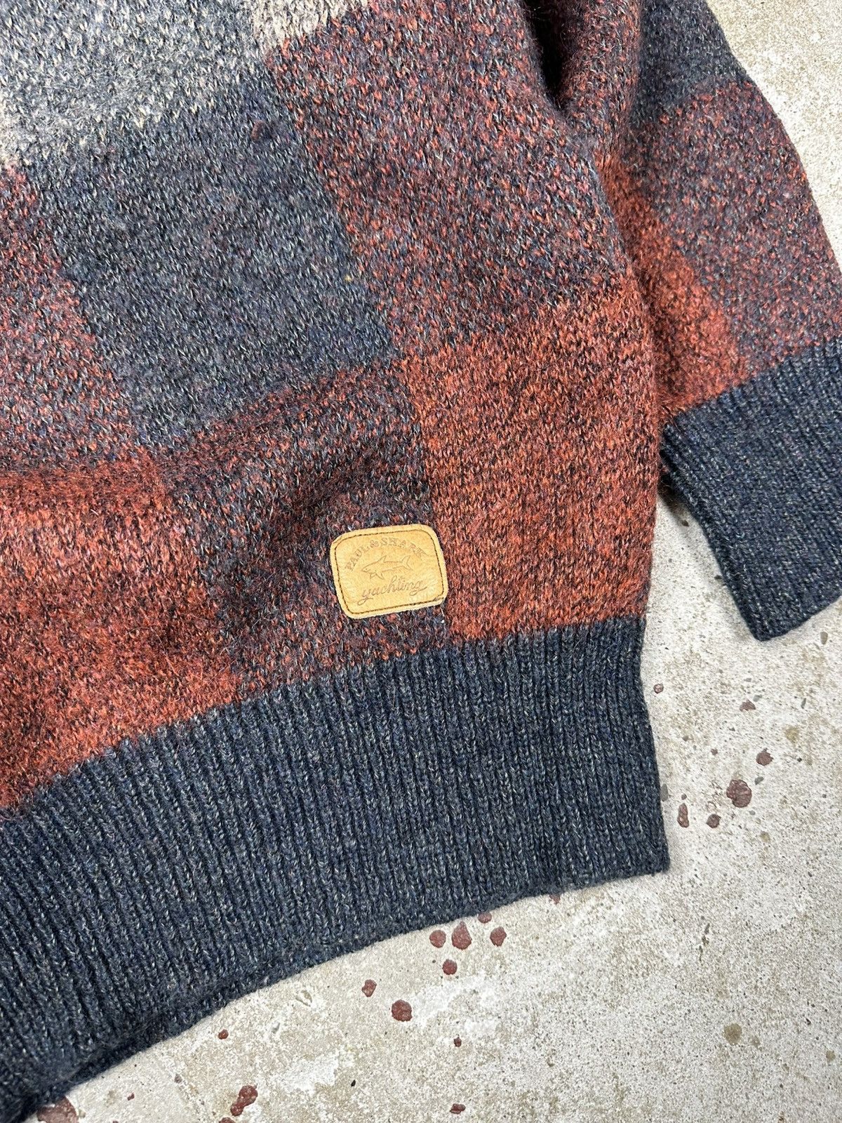 Paul & Shark Vintage 90s Paul & Shark Check Wool Sweater Jumper Size US S / EU 44-46 / 1 - 3 Thumbnail