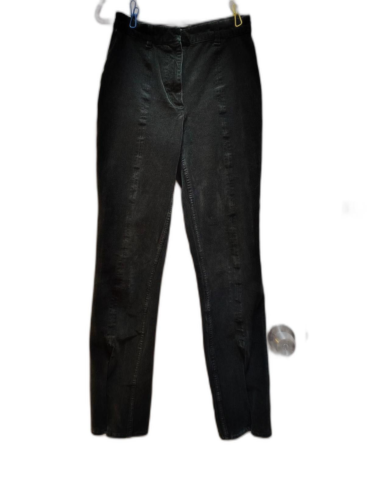 Designer Weekday Dark Green Corduroy Pants Flared Ziper Size XS 25W Size 25" / US 0 / IT 36 - 1 Thumbnail
