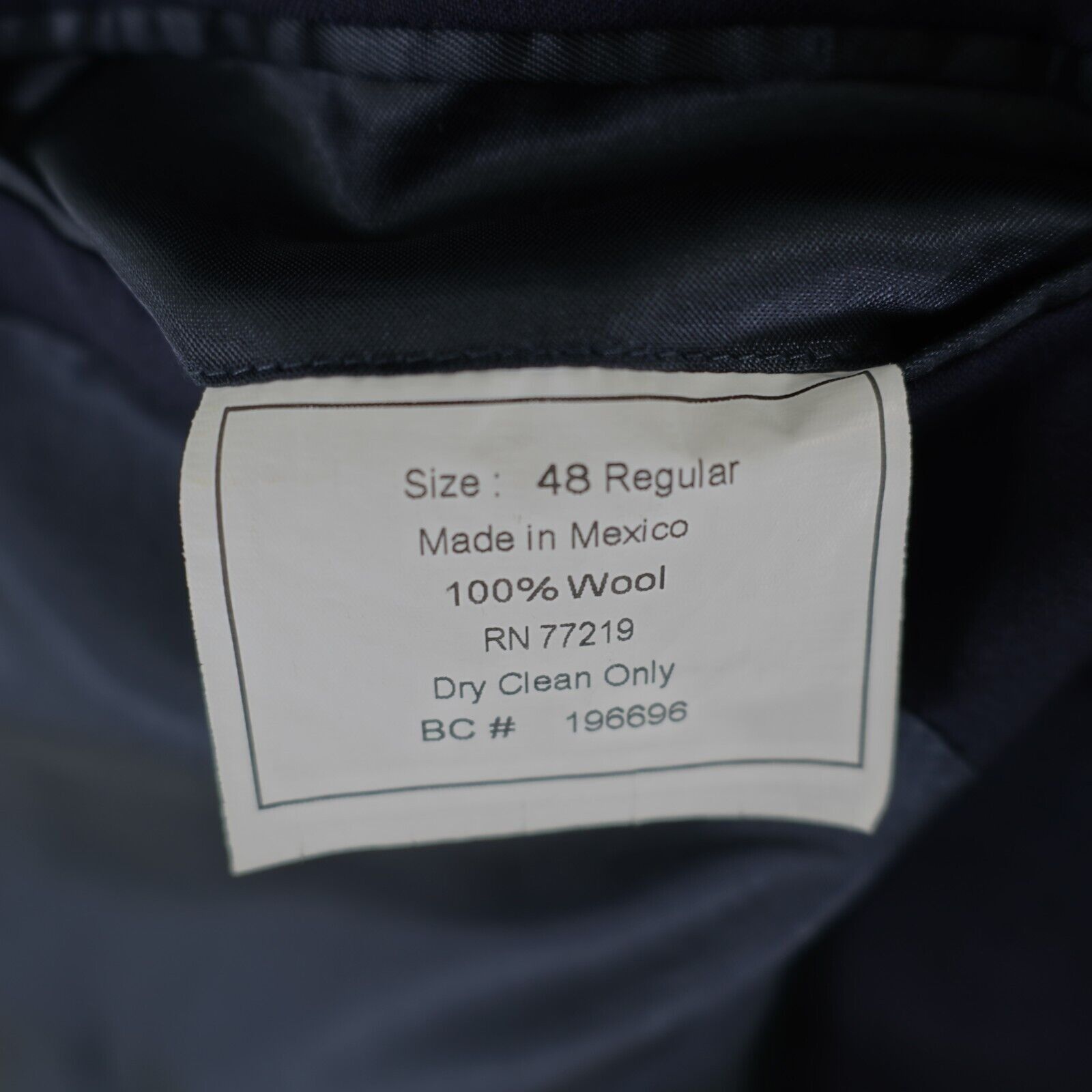 Joseph & Feiss Joseph & Feiss Gold Classic Fit Blue Wool Blazer 46R 2 Butto Size 46R - 9 Thumbnail