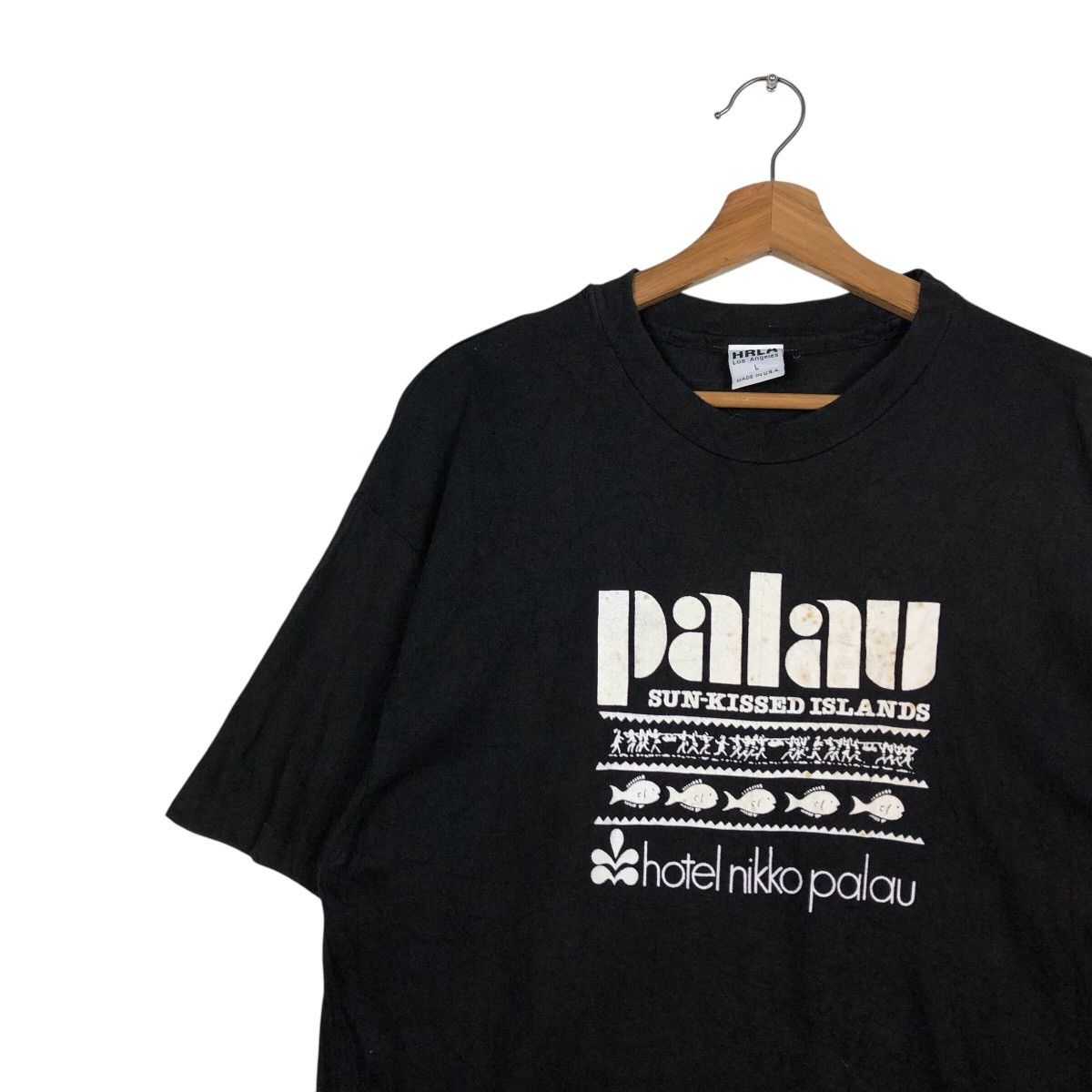 Other 📌HRLA Republic Of Palau T-Shirt Big Logo Made in Usa Size US L / EU 52-54 / 3 - 8 Thumbnail