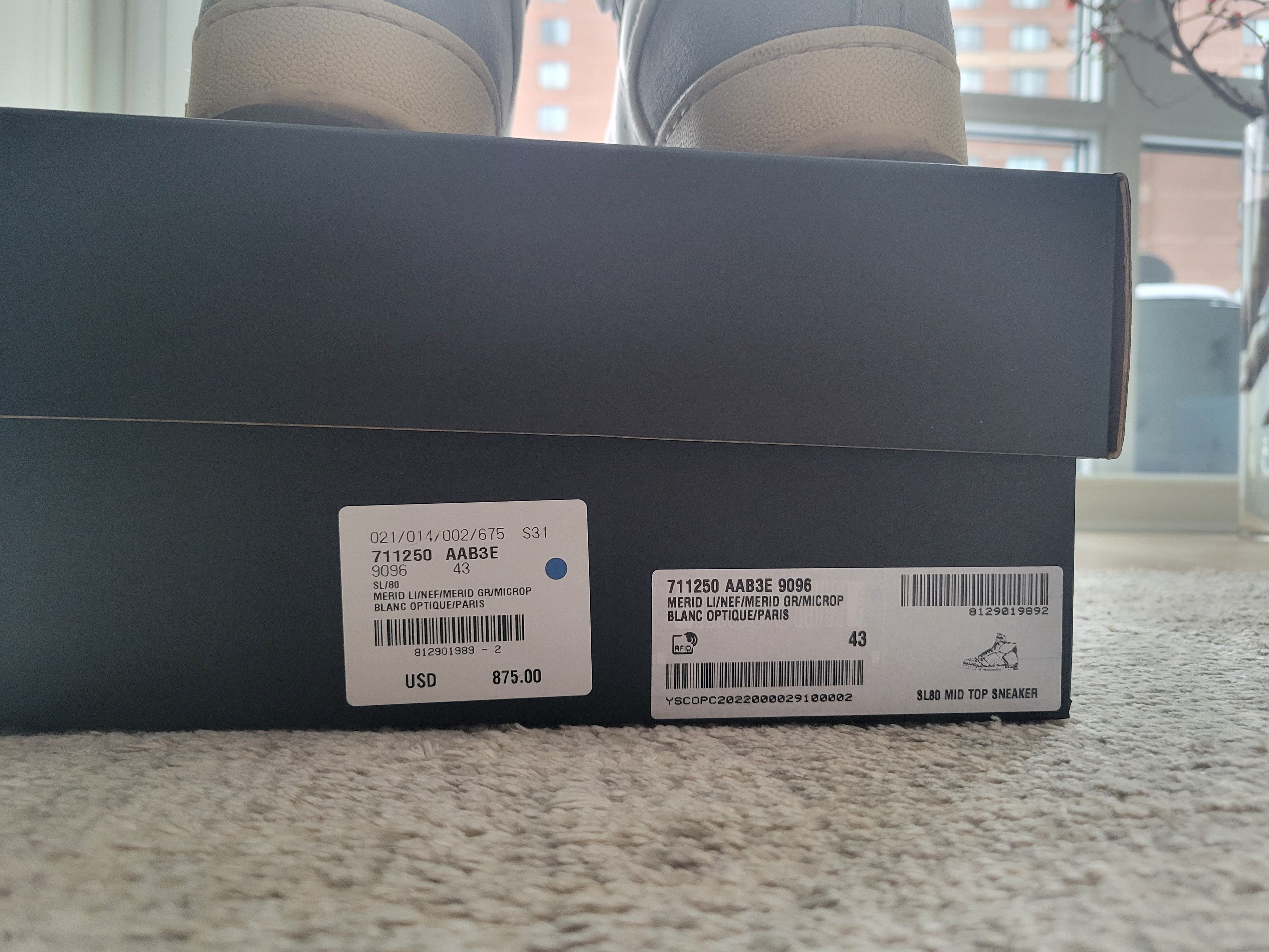 Saint Laurent Paris High top 80 Size US 10 / EU 43 - 4 Thumbnail
