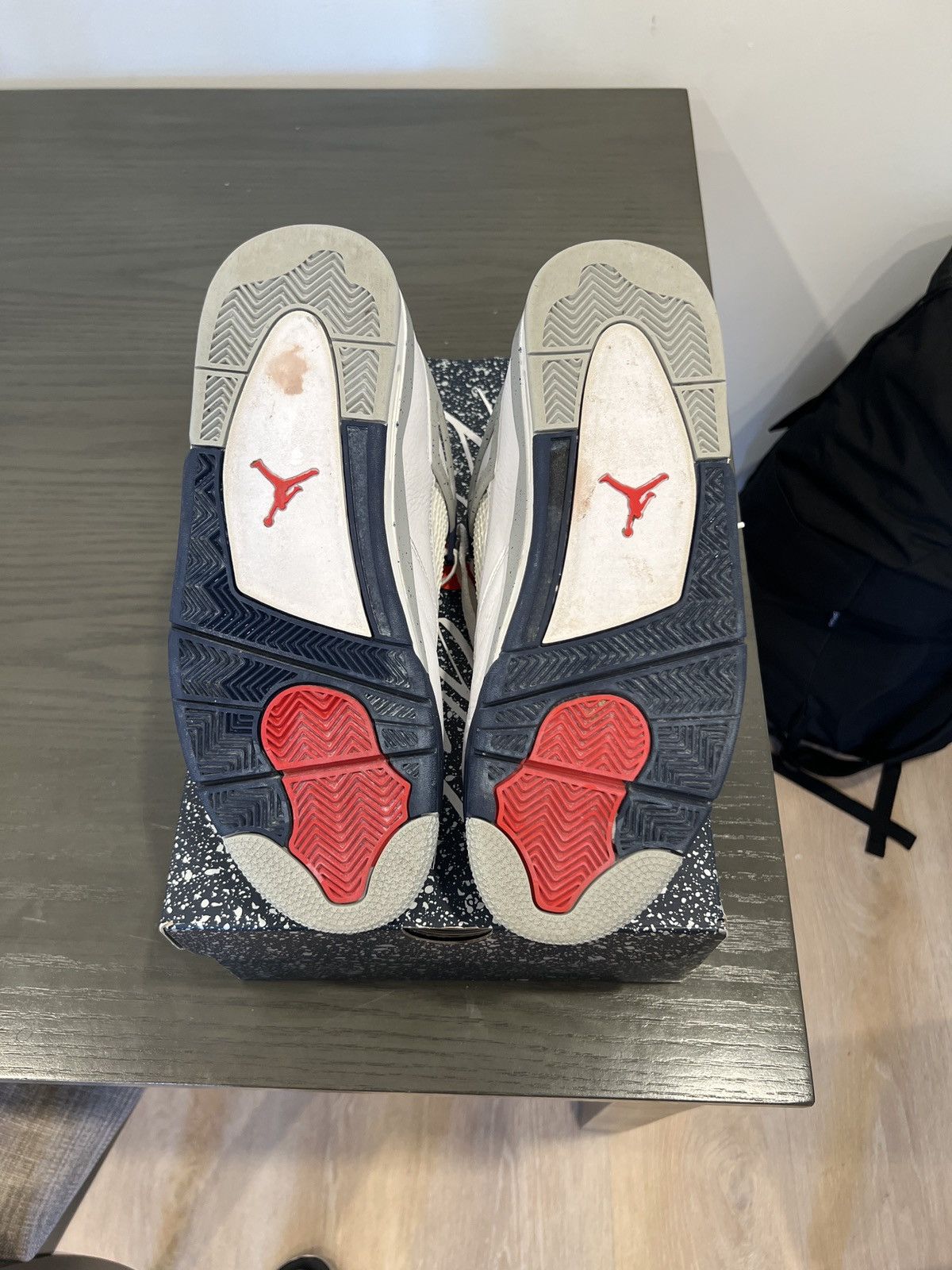 Jordan Brand Air Jordan 4 Retro Midnight Navy Size US 11 / EU 44 - 3 Thumbnail