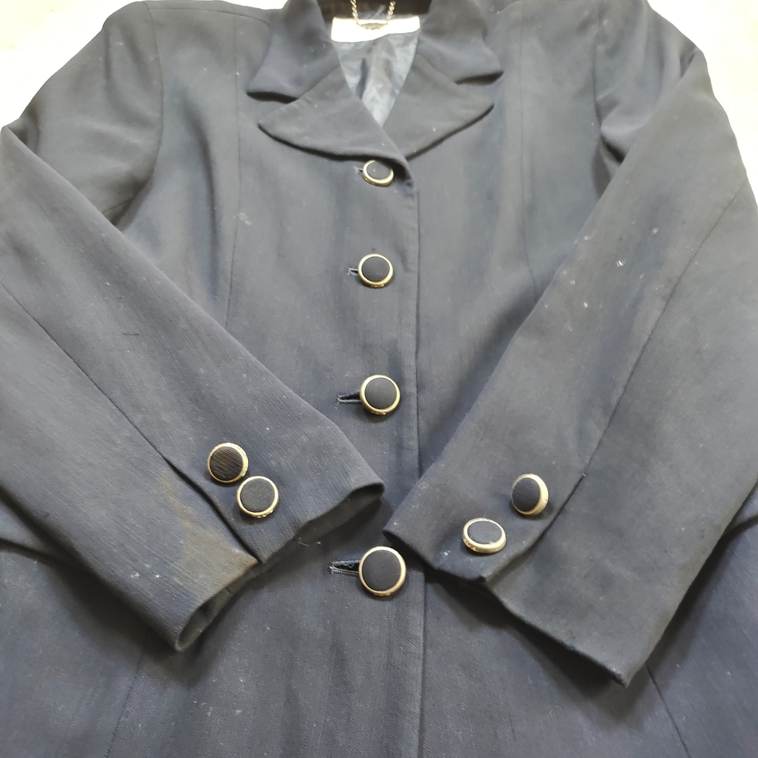 Courreges Vintage 80s Courrèges Paris Wool Blazer Size 38R - 5 Thumbnail
