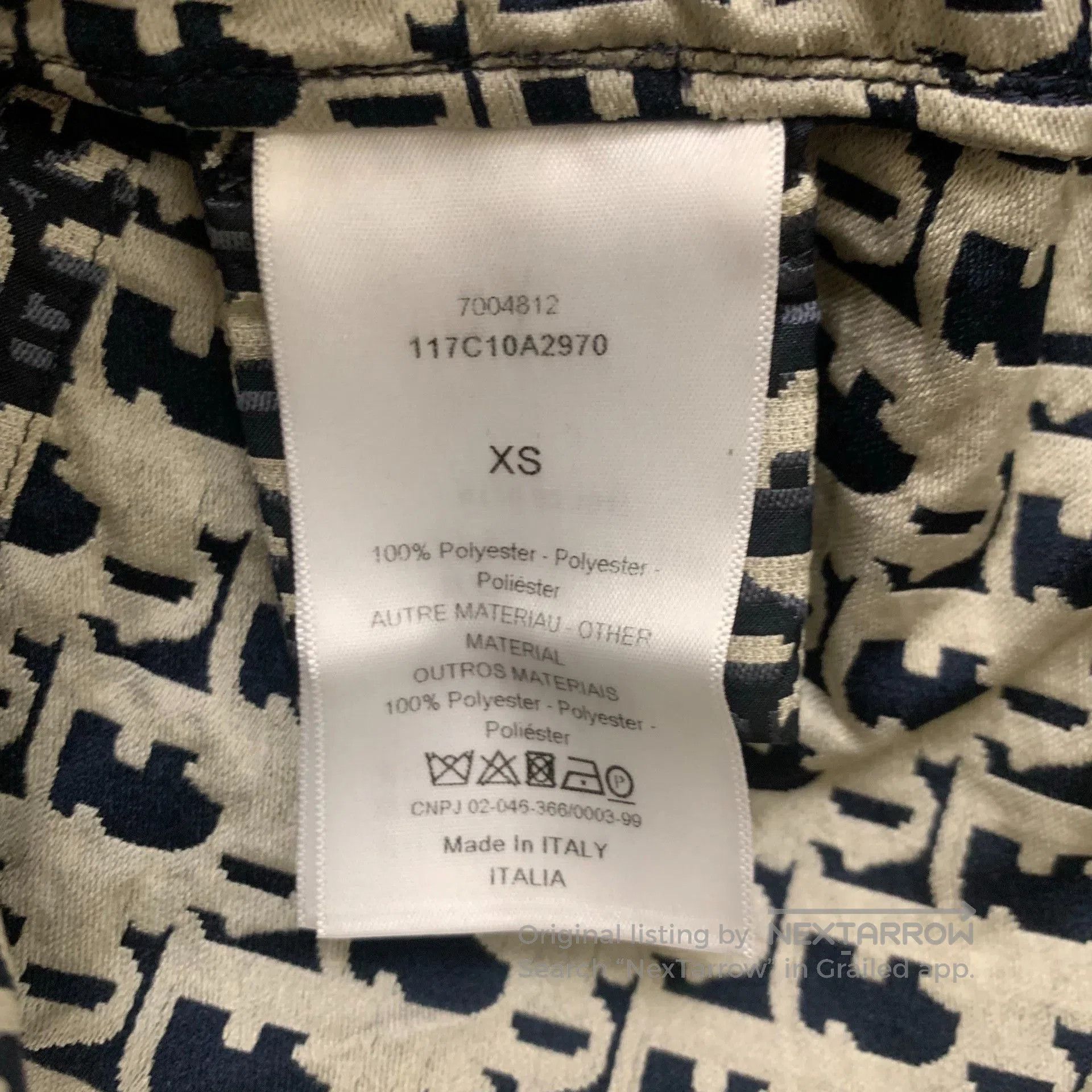 Dior Dior Oblique Blue Logo Hooded Sweatshirt. Size US XS / EU 42 / 0 - 3 Thumbnail