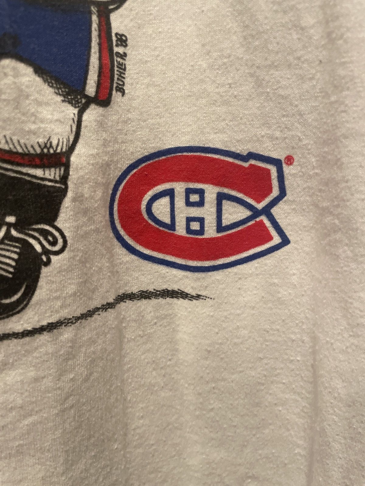 NHL 1988 Stephane Richer NHL Tee XL RARE Size US XL / EU 56 / 4 - 3 Thumbnail