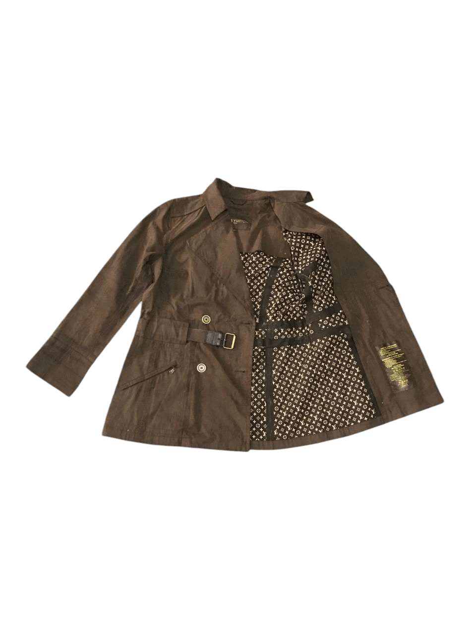 Louis Vuitton Vintage Louis Vuitton Trench Jacket Size M / US 6-8 / IT 42-44 - 8 Thumbnail