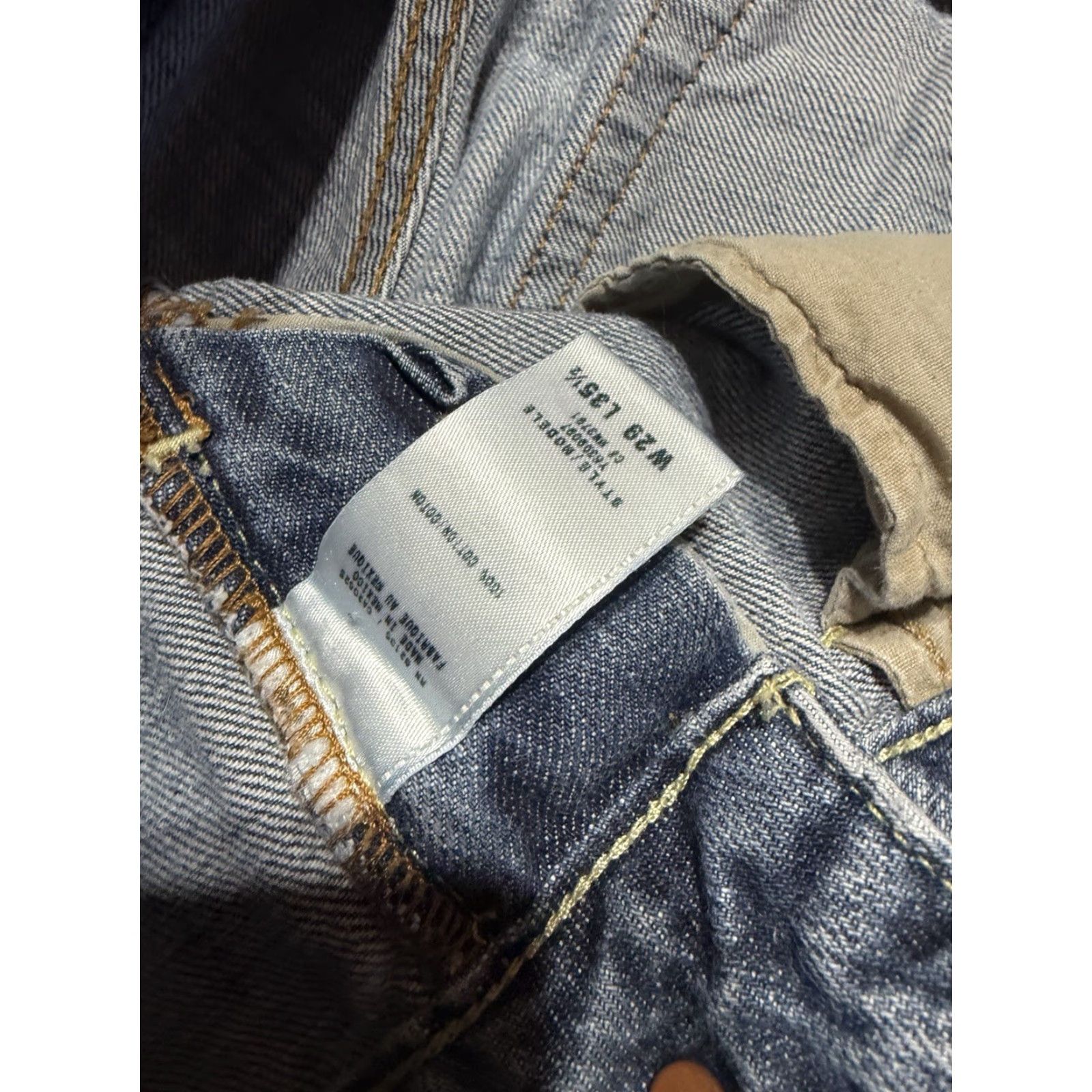 Guess GUESS Premium Daredevil Flare Women's Jeans Size 29 Blue Denim 29X35.5 FLAW Vintage: No, But— Size 29" - 7 Thumbnail