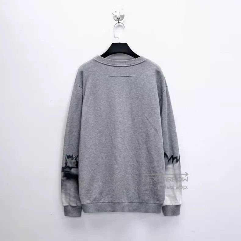 Givenchy Givenchy Gray and white baseball skull print logo sweatshi Size US M / EU 48-50 / 2 - 2 Thumbnail