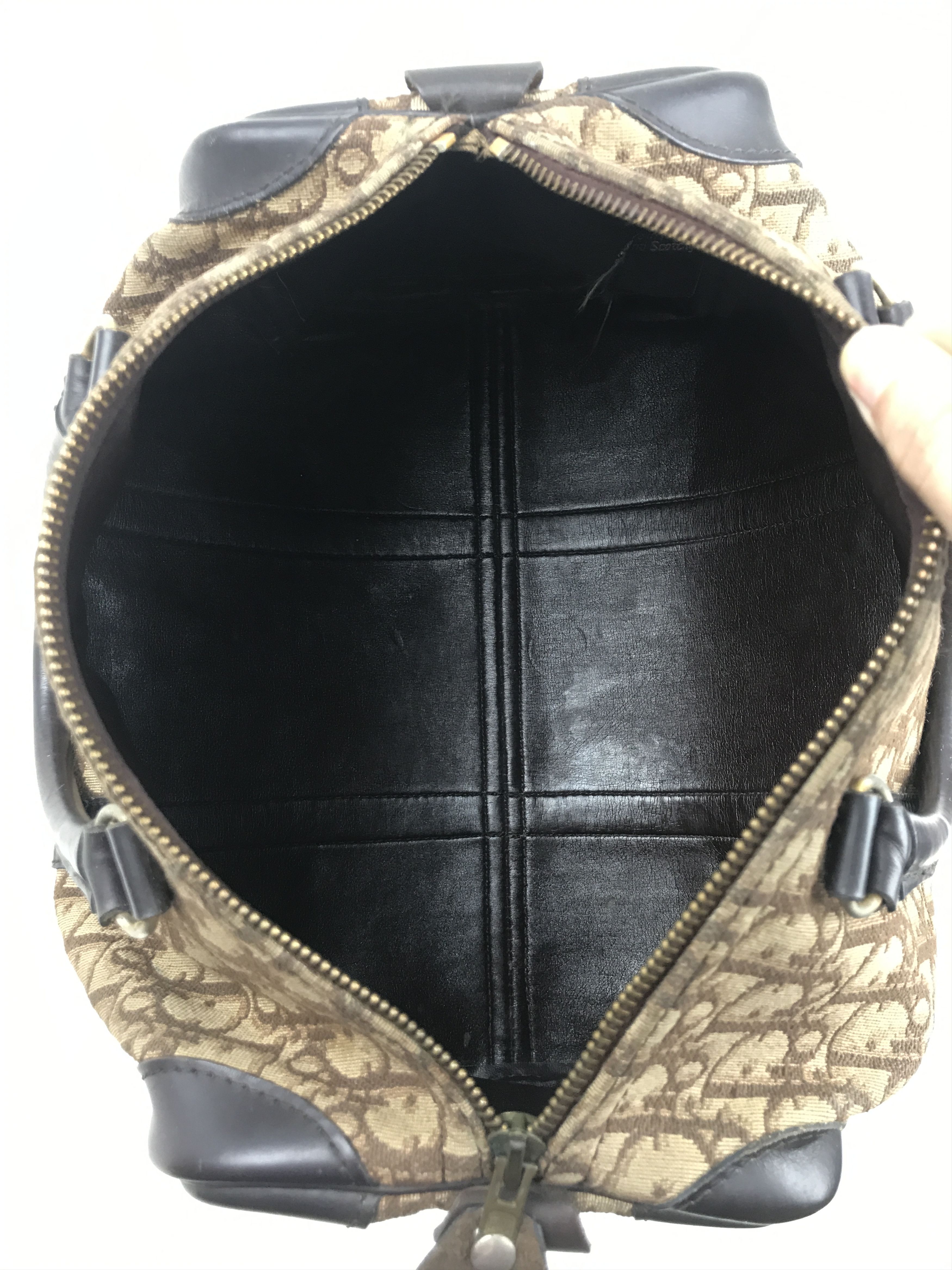 Christian Dior Monsieur × Dior × Vintage Christian Dior Trotter Handbag Boston bag Brown Vintage Size ONE SIZE - 9 Thumbnail