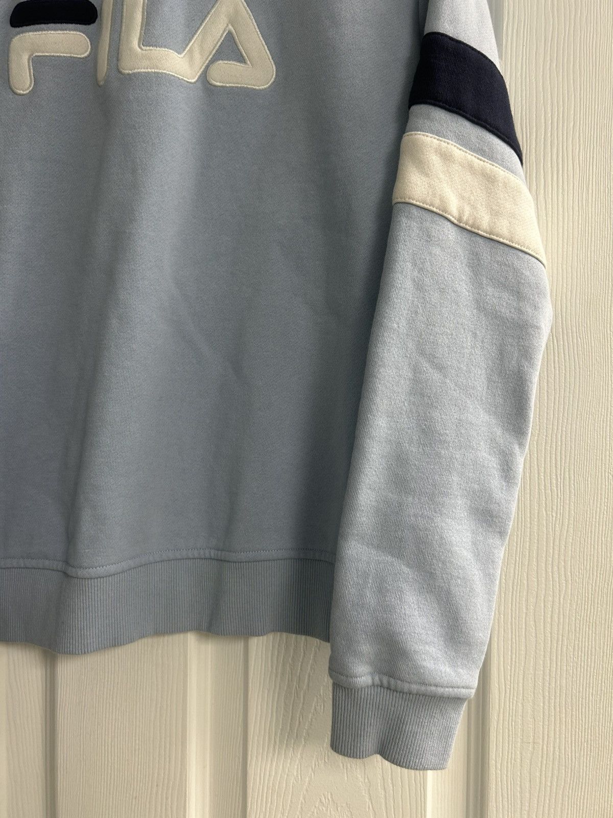 Fila FILA Embroidered Baby Blue Crewneck Sweater Size US M / EU 48-50 / 2 - 3 Thumbnail