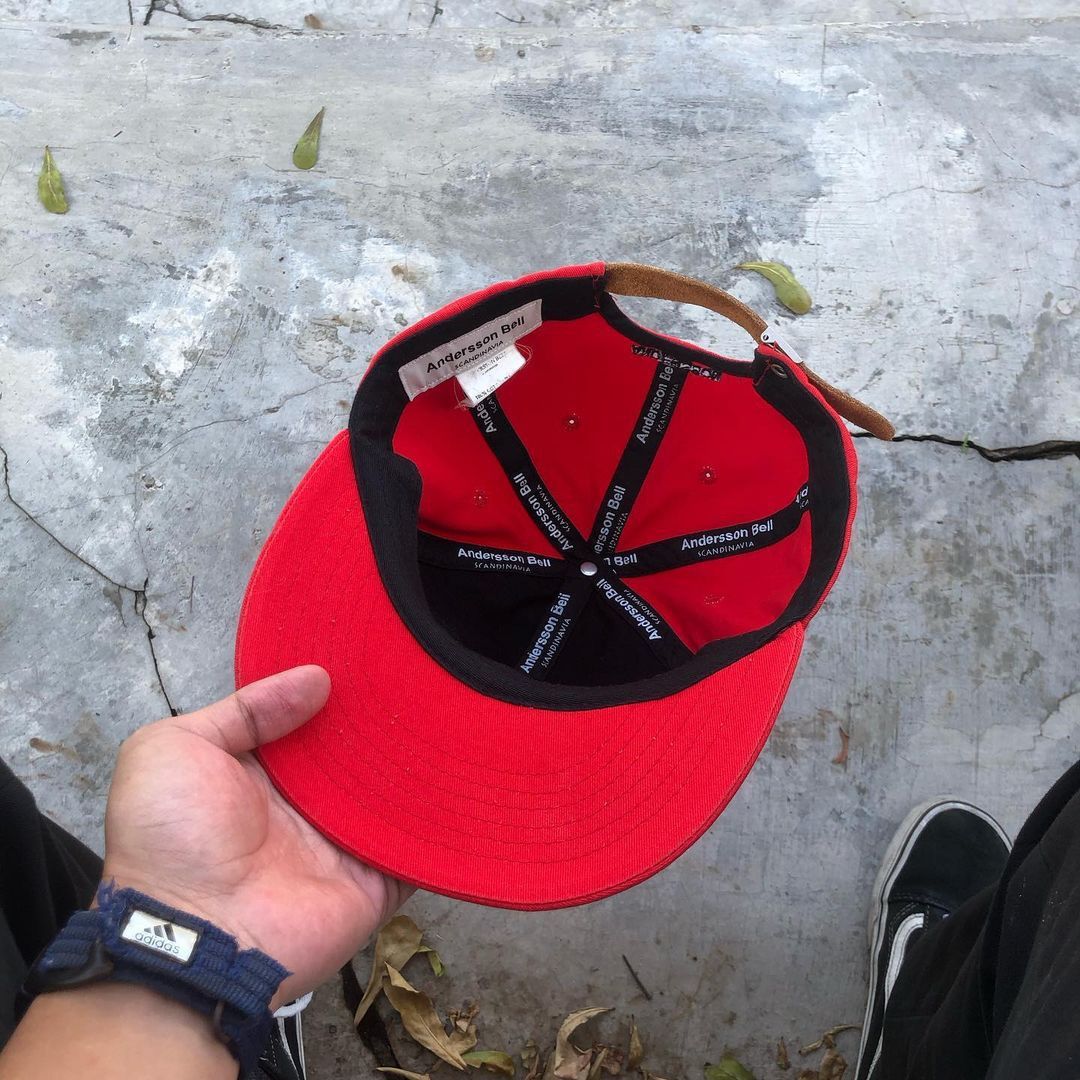 Andersson Bell Andersson Bell Scandinavia ‘Fudge’ 6-Panel Hat Leather Strap Size ONE SIZE - 7 Thumbnail
