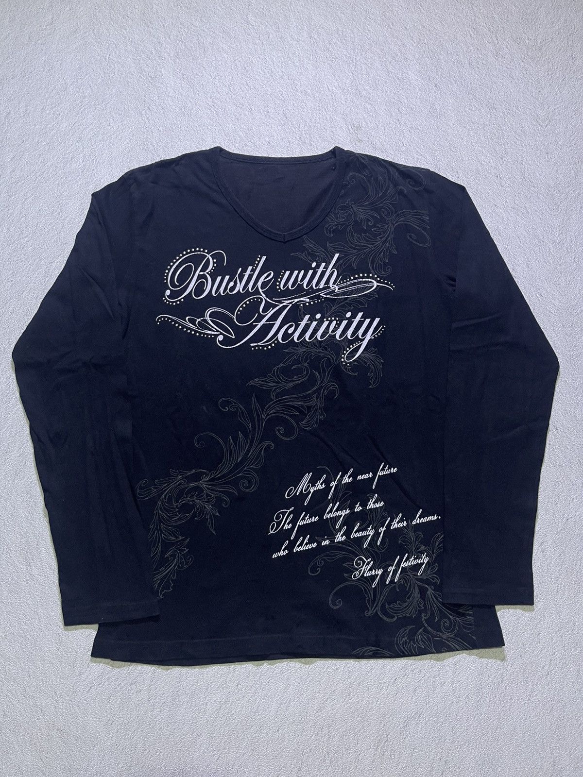 Japanese Brand Y2K BUSTYLE long sleeve tshirt Size US M / EU 48-50 / 2 - 1 Thumbnail