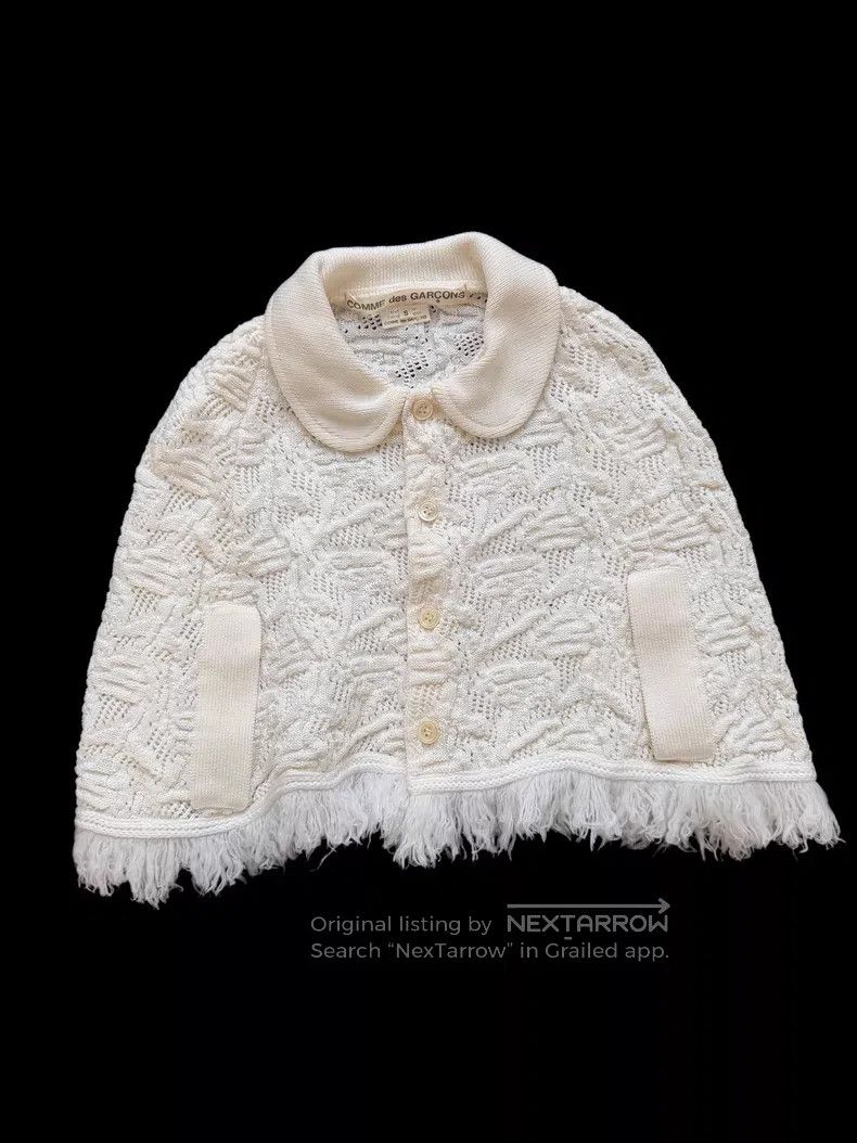Comme des Garcons Comme des Garcons Openwork Knit Shawl Size S / US 4 / IT 40 - 1 Thumbnail