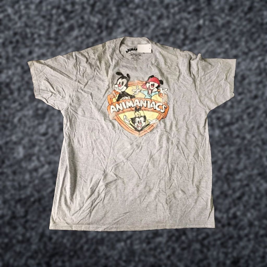 Ripple Junction VINTAGE Ripple Junction Animaniacs T shirt Men 2XL Gray Cotton Blend 90s Logo Stitch Crew Neck Short Sleeve Mens Size US XXL / EU 58 / 5 - 1 Thumbnail
