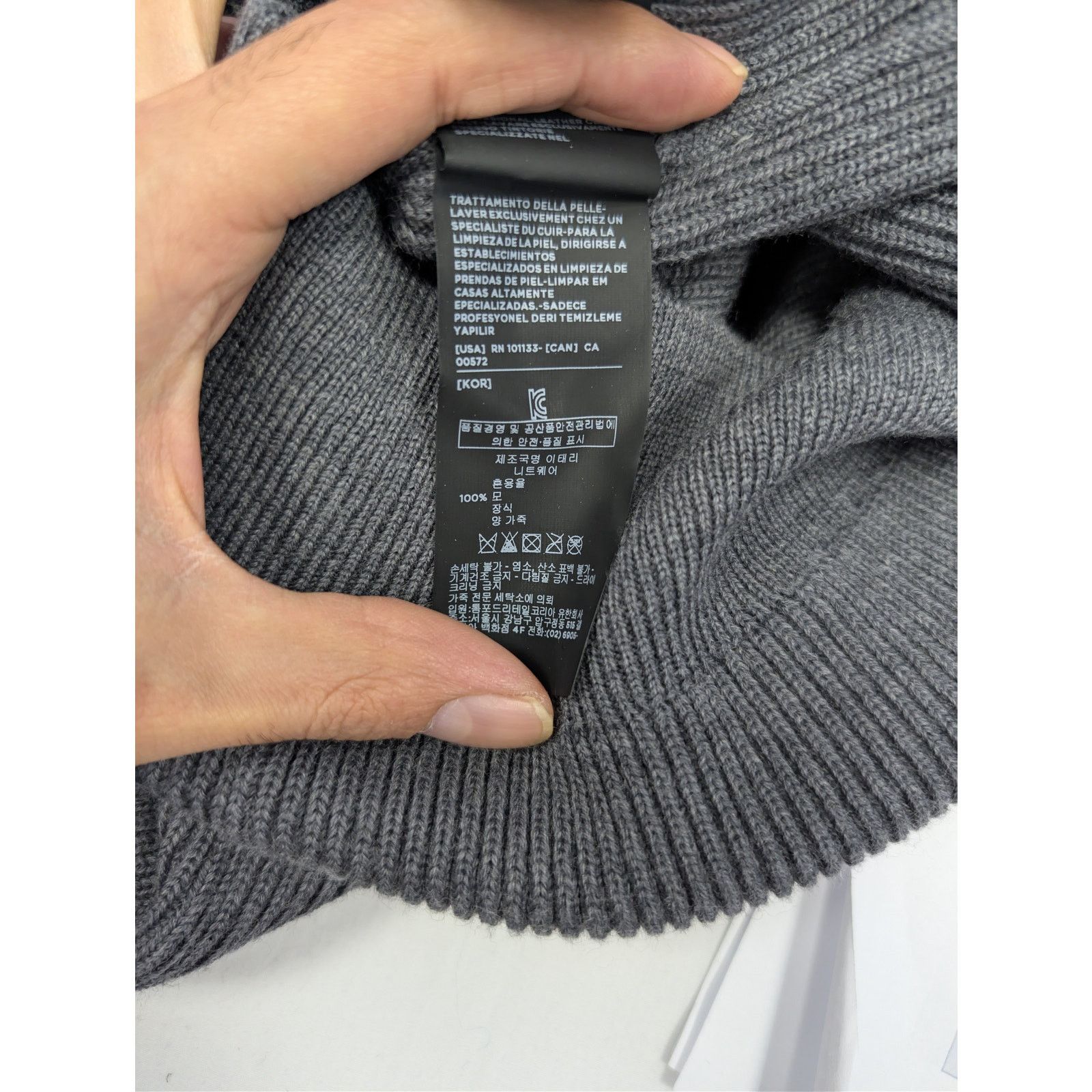 Tom Ford o1rshd1 CC20 Zipper Hi-Neck Sweatshirt in Grey Size US M / EU 48-50 / 2 - 19 Thumbnail