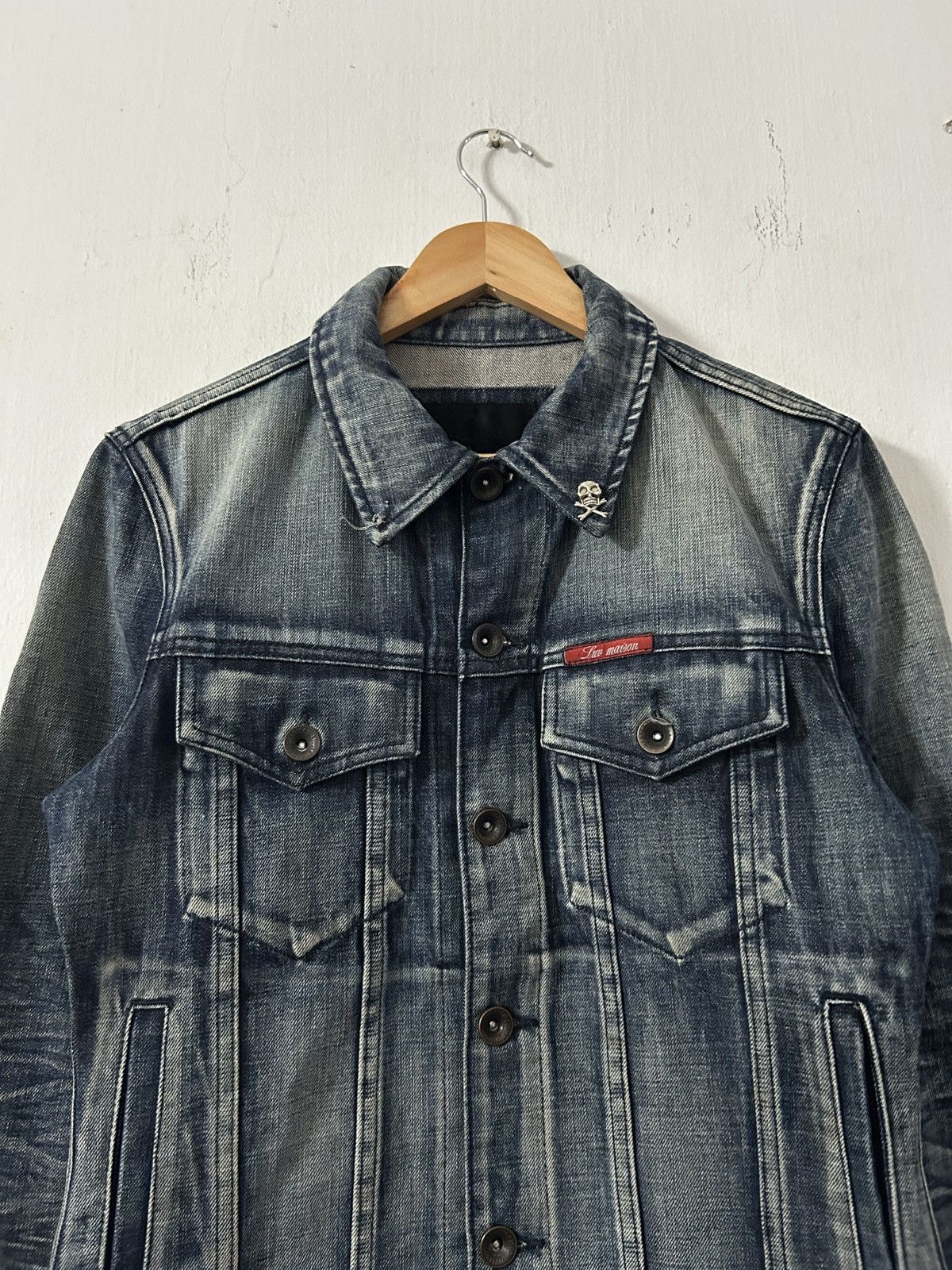 JACKROSE Jackrose luv maison washed danim jacket skull Size US S / EU 44-46 / 1 - 2 Thumbnail