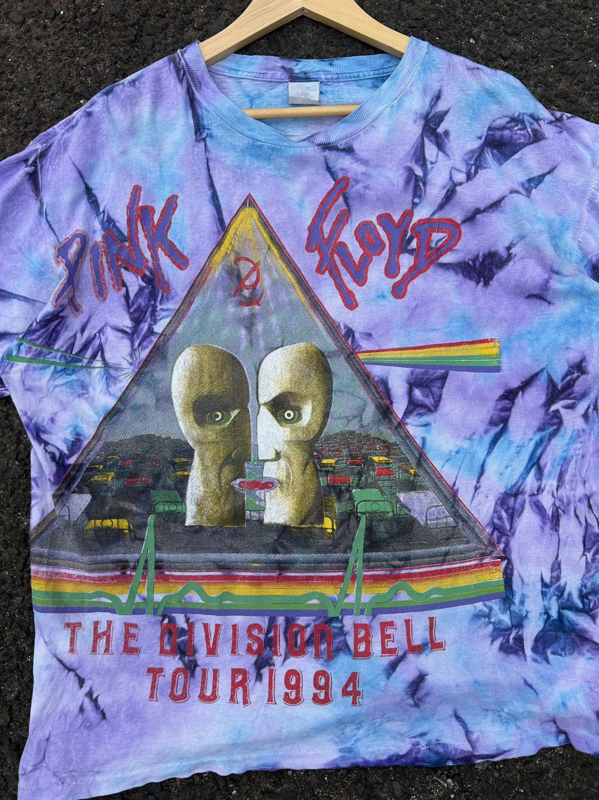 Band Tees × Pink Floyd × Vintage Vintage Band Tee 1994’s Pink Floyd World Tour Size US L / EU 52-54 / 3 - 2 Thumbnail