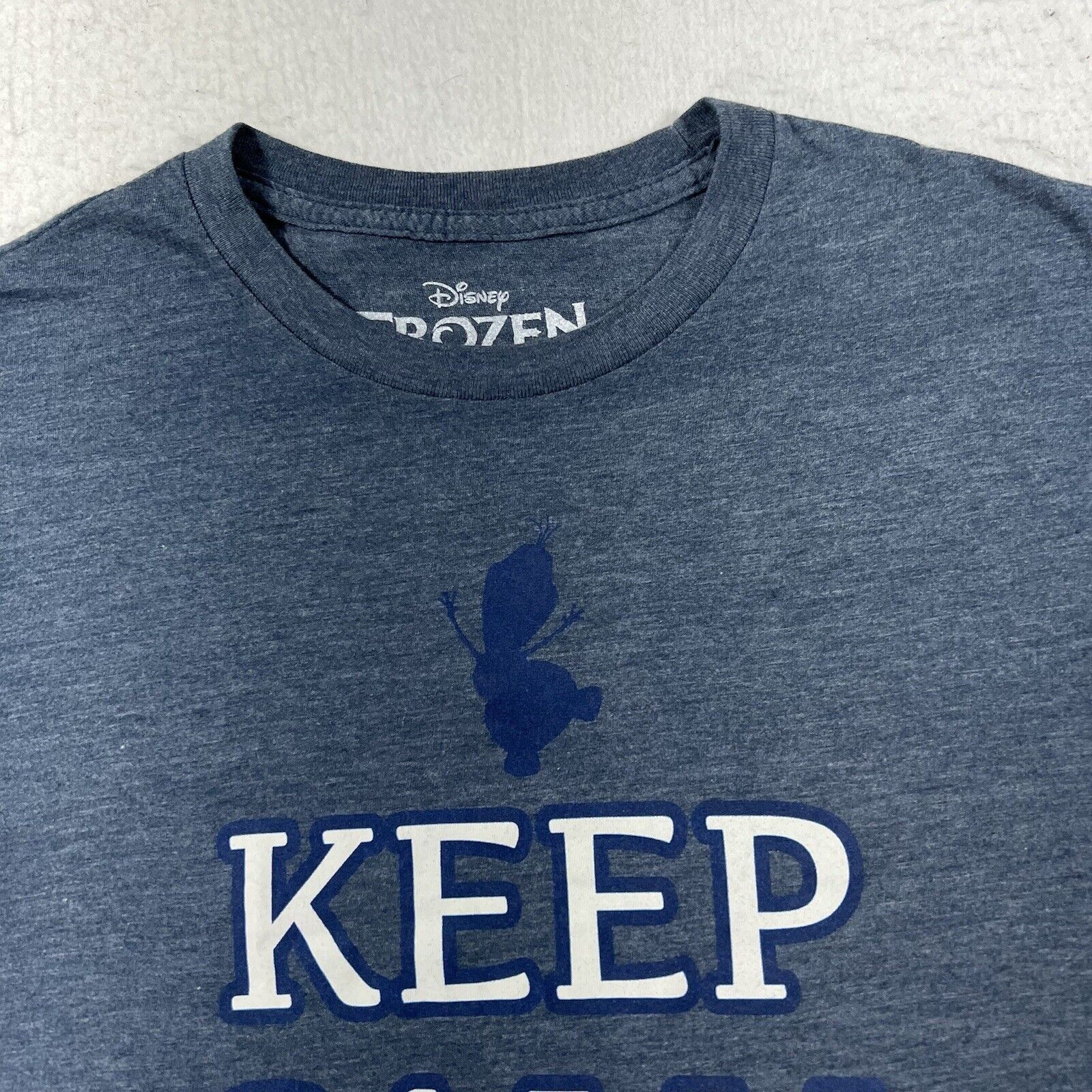 Disney Disney Frozen Small Keep Calm Let It Go Graphic T Shirt Size US S / EU 44-46 / 1 - 2 Thumbnail