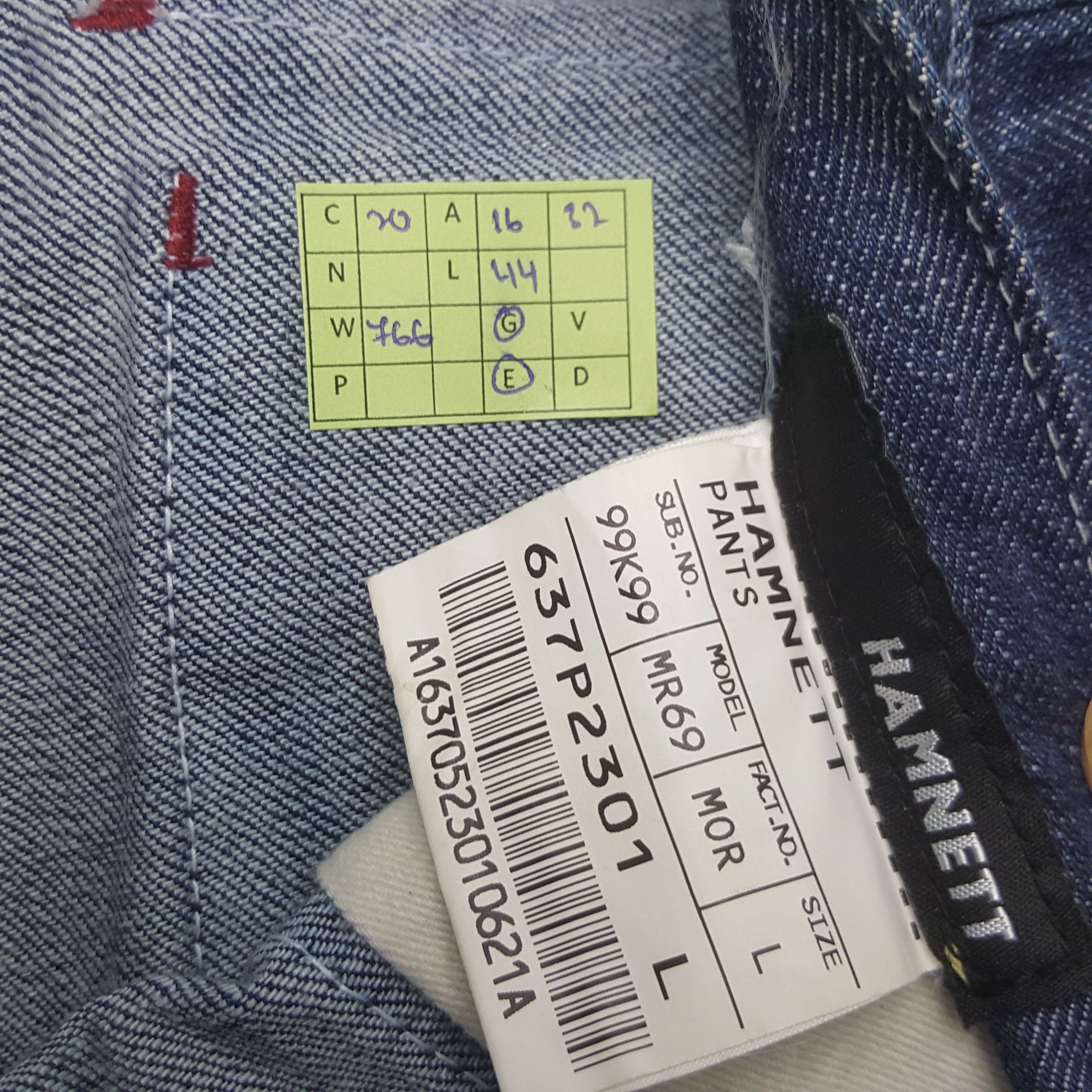 Other Vintage Hamnett Japanese Brand Denim Jeans RR20 Size US 32 / EU 48 - 7 Thumbnail