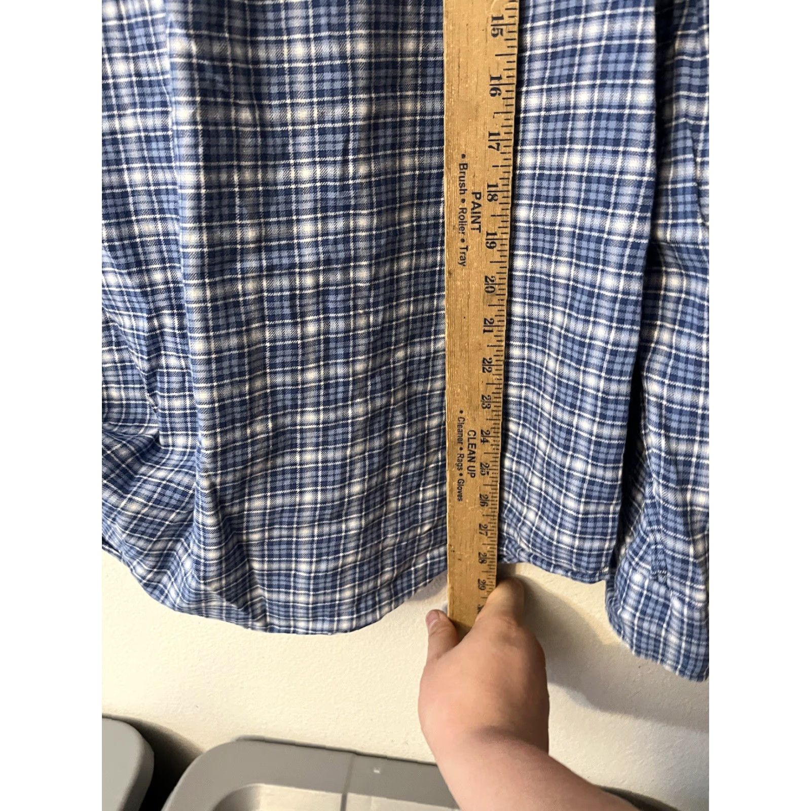 Vineyard Vines Vineyard Vines Tucker Shirt Slim Plaid Blue Long Sleeve Button-Down Collared Mens L Shirt Size US L / EU 52-54 / 3 - 4 Thumbnail
