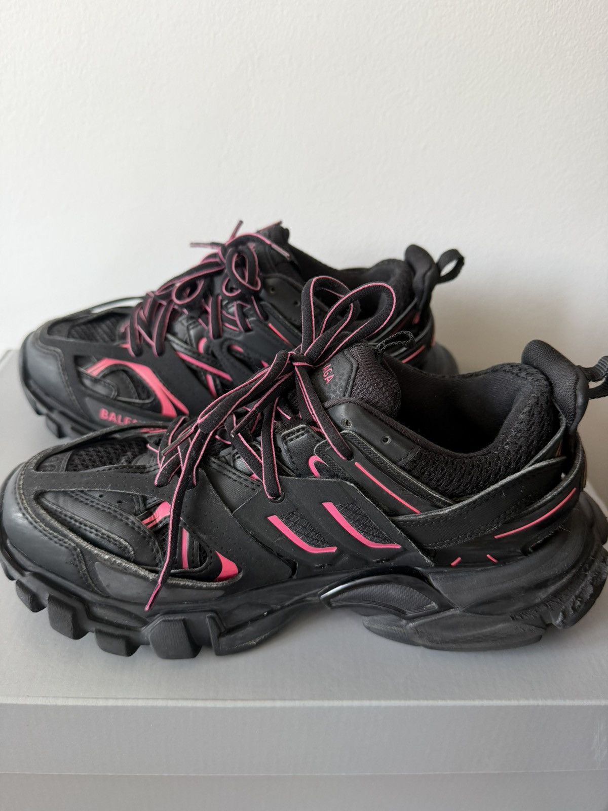 Balenciaga Balenciaga track pink+black 38eu Size US 8 / IT 38 - 6 Thumbnail