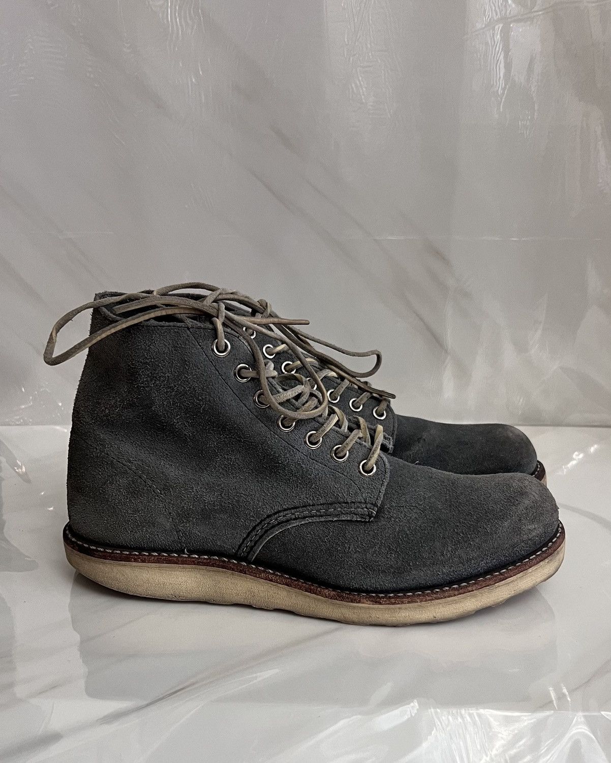 Red Wing Red wing #8144 Round toe blue slate Abilene boot size 8 D Size US 8 / EU 41 - 4 Thumbnail