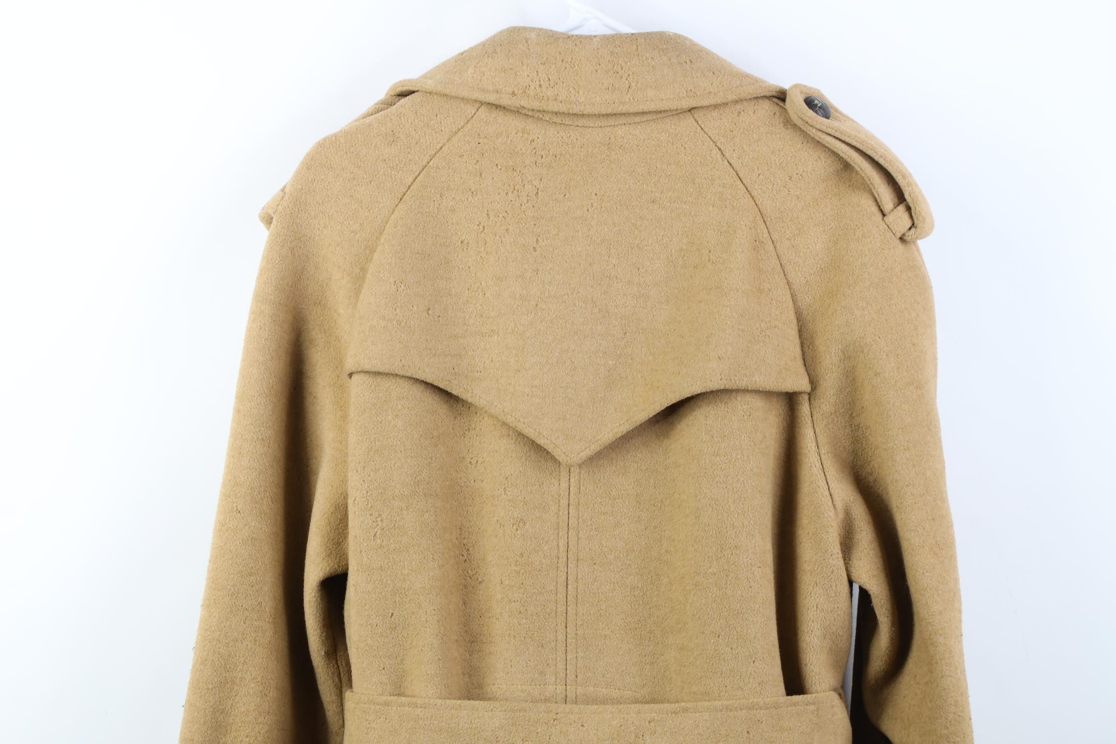 Vintage Vintage 80s 90s Streetwear Heavy Belted Military Coat USA Size XL / US 12-14 / IT 48-50 - 21 Thumbnail