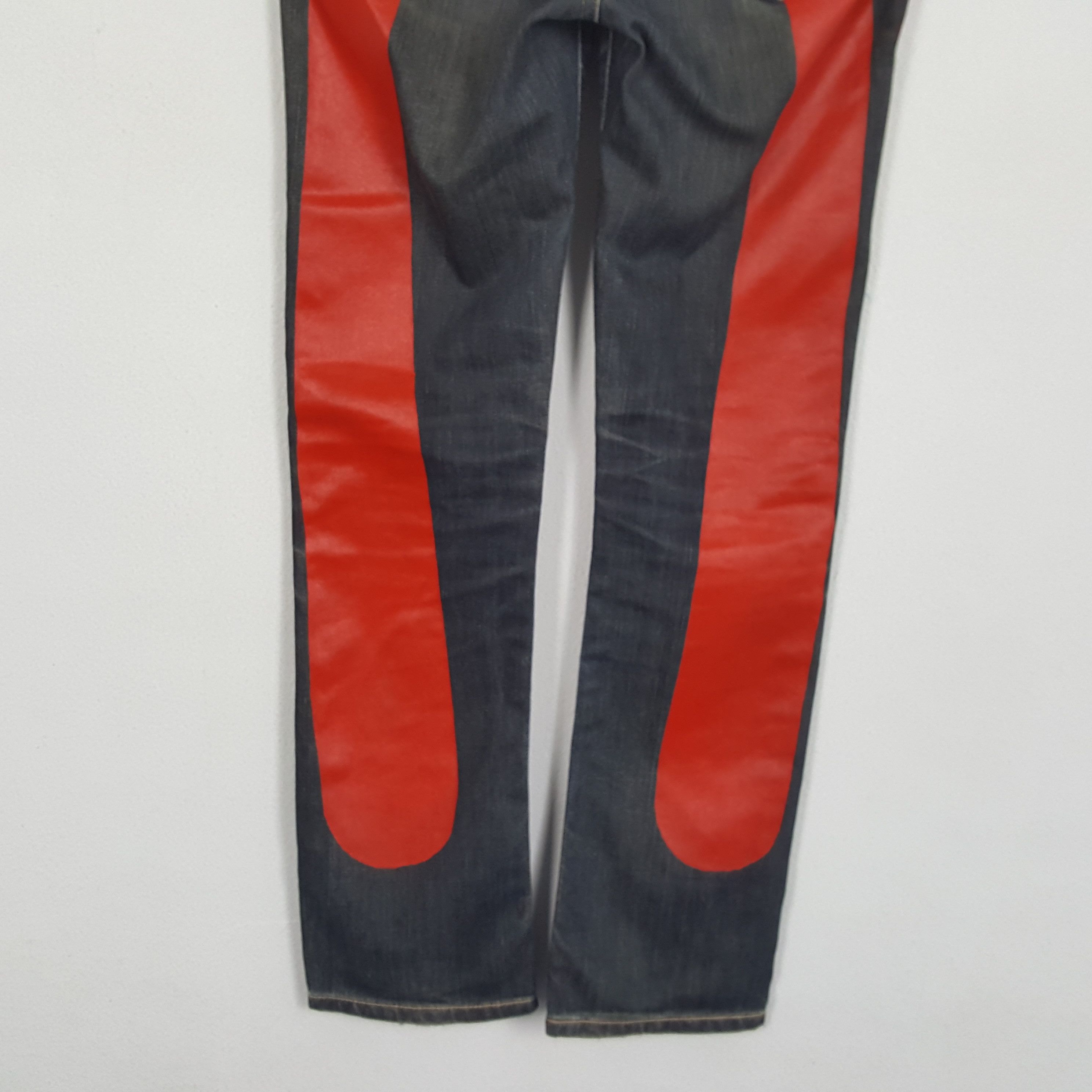 Evisu × Japanese Brand × Puma EVISU x PUMA Japanese Brand Custom Daicock Style Jeans Size 29" - 3 Thumbnail