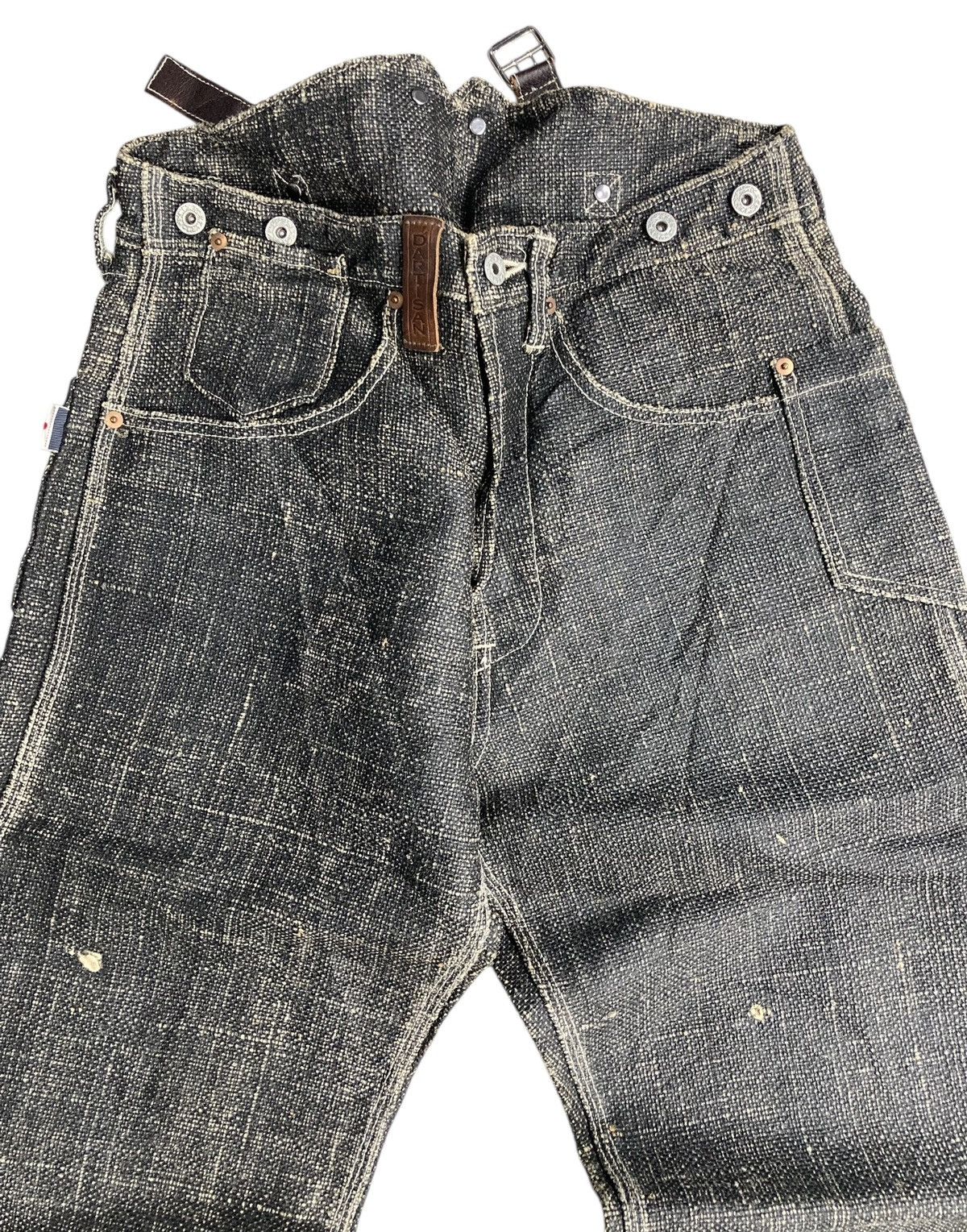 Studio D'Artisan Studio D Artisan Baggy Jeans Sack Material Made In Japan Size US 33 - 3 Thumbnail