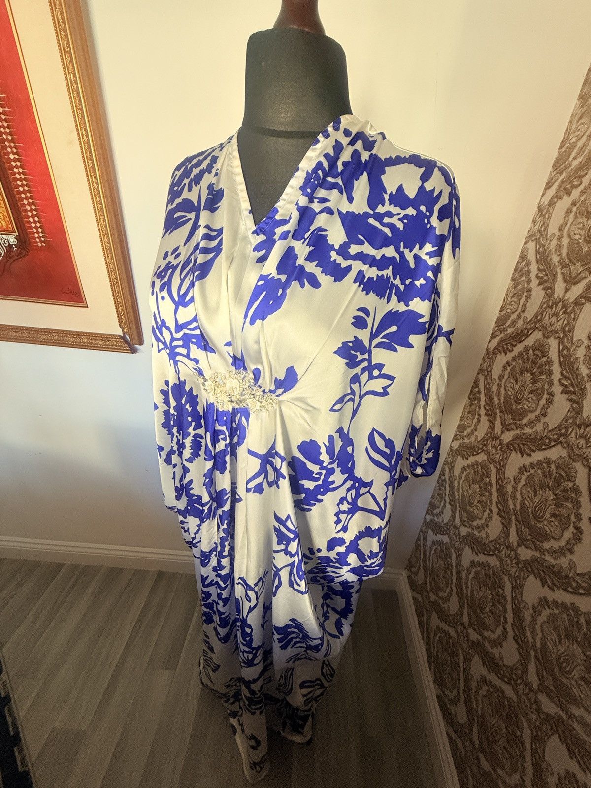 Other Beatuful designer silk kaftan Size XL / US 12-14 / IT 48-50 - 11 Thumbnail