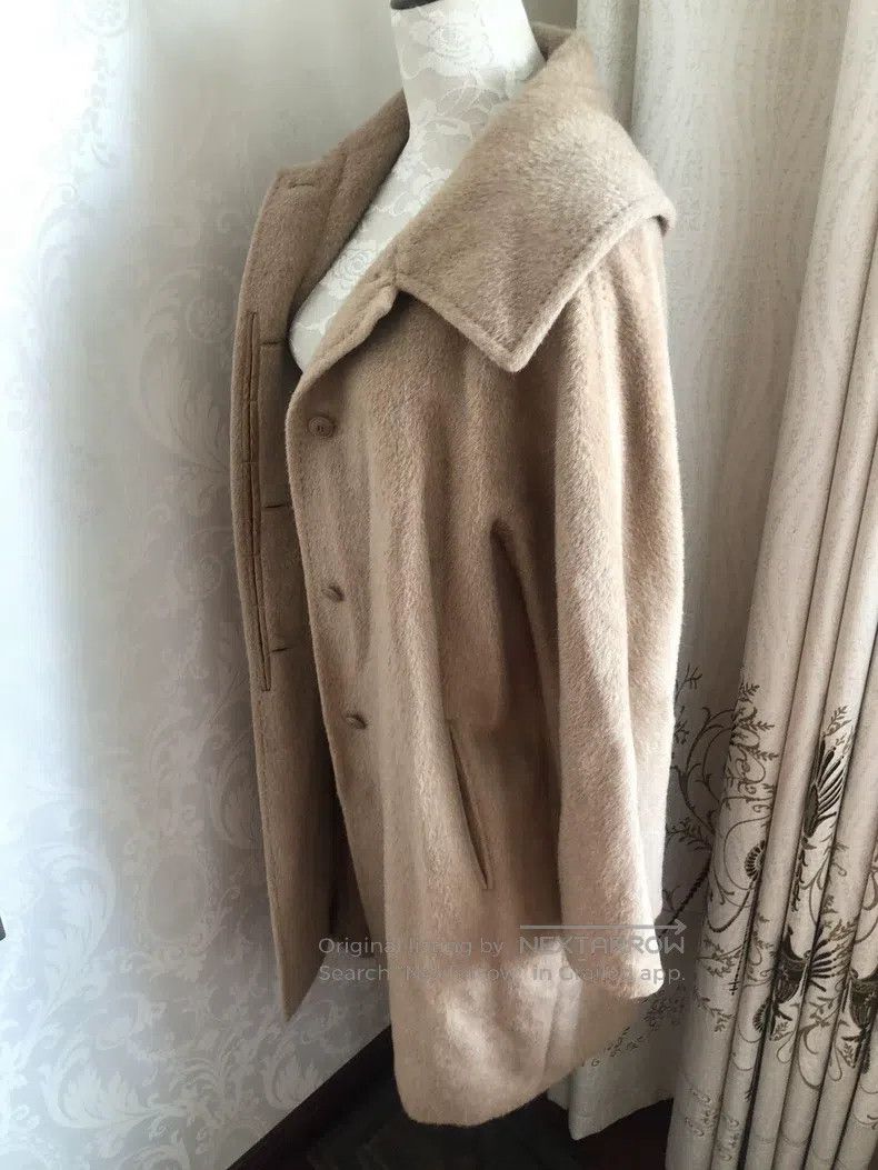 Max Mara Max Mara Alpaca Wool Coat Size S / US 4 / IT 40 - 4 Thumbnail