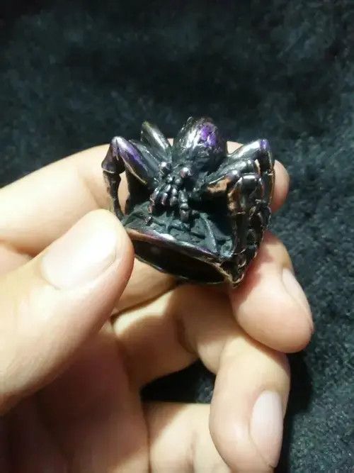 Other Stainless Steel Biker Retro Spider Ring Size ONE SIZE - 2 Thumbnail