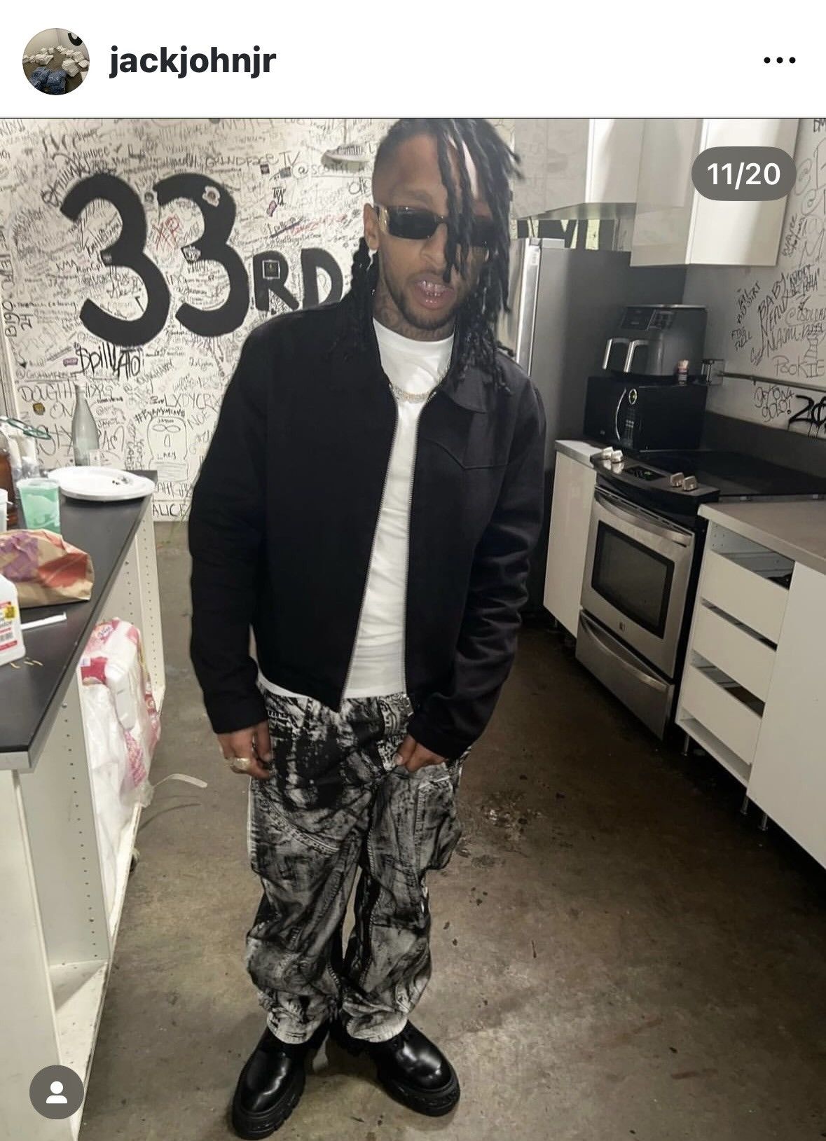 Other JJJ Los Angeles Painted Flare Stack Jeans 34 Jackjohnjr Size US 34 / EU 50 - 17 Thumbnail