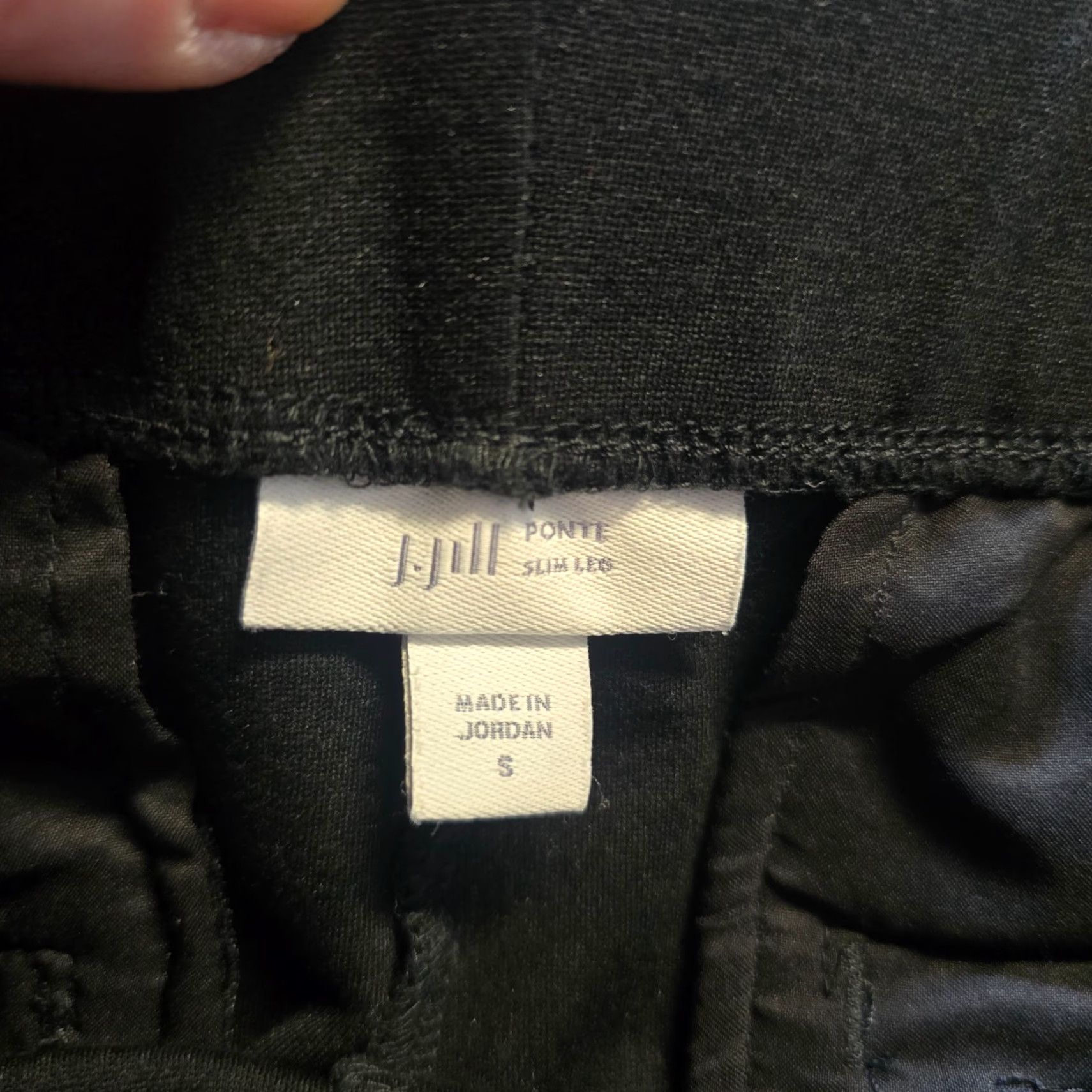 J. Jill J. Jill Pants Womens Small Black Ponte Slim Leg Capris? Size 28" / US 6 / IT 42 - 4 Thumbnail