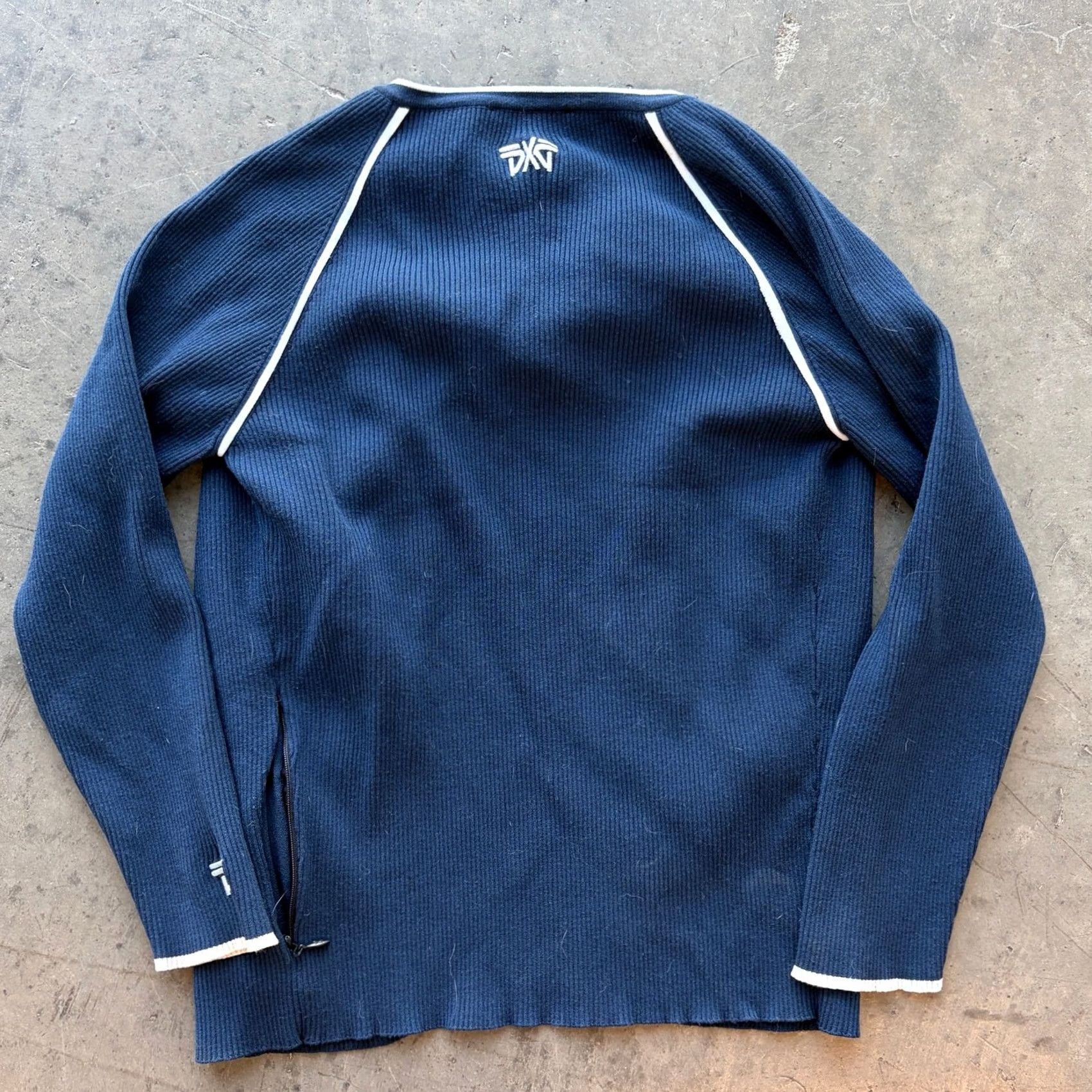 Vintage VINTAGE PXG Parsons Golf Long Line Knit Navy Cardigan Longsleeve Women’s Sweater XXS Size XXS / US 00 / IT 34 - 2 Thumbnail