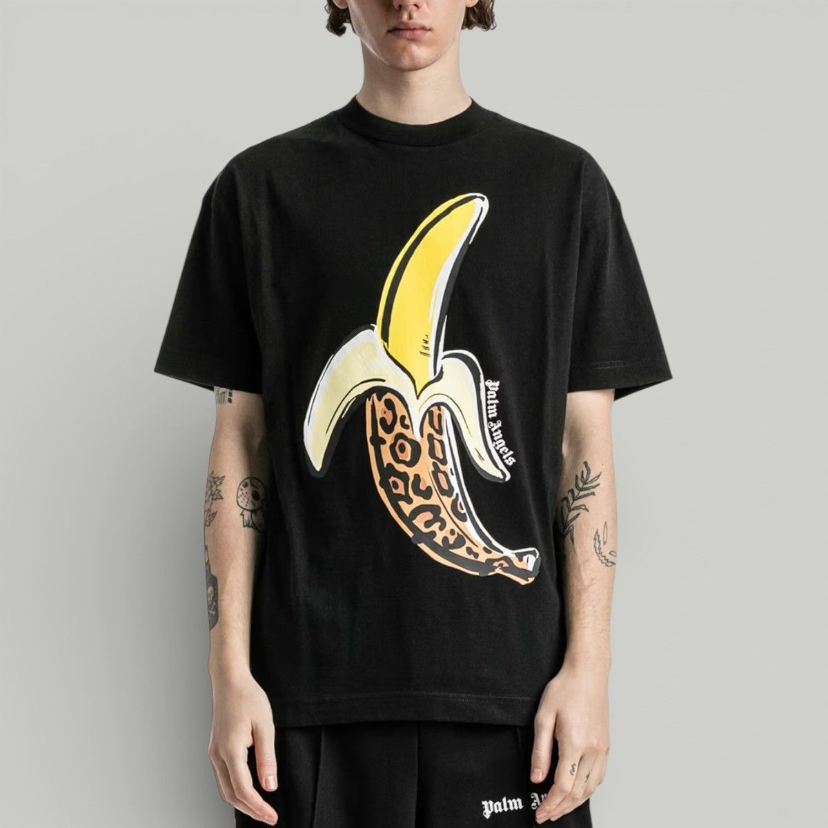 Palm Angels Palm Angels Leopard Banana T-shirt *NEW* Size US XXS / EU 40 - 2 Thumbnail