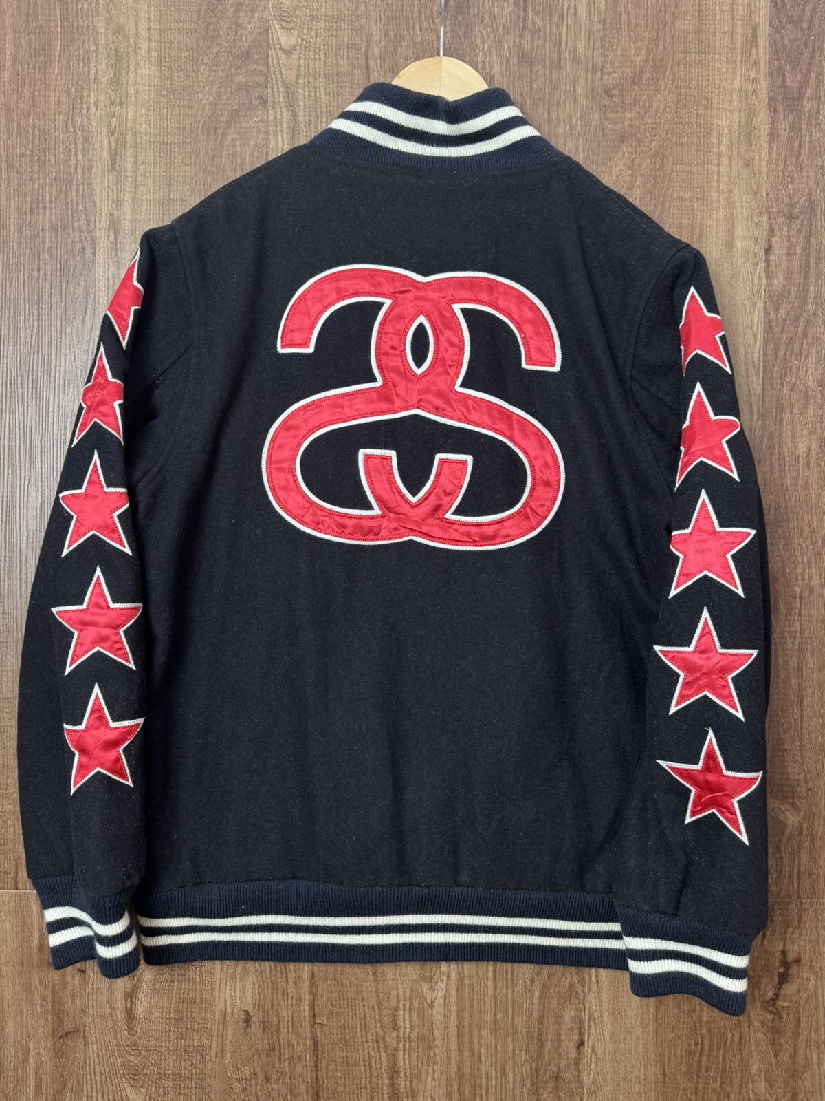 Stussy VINTAGE STUSSY LION WOOL VARSITY JACKET Size US M / EU 48-50 / 2 - 3 Thumbnail