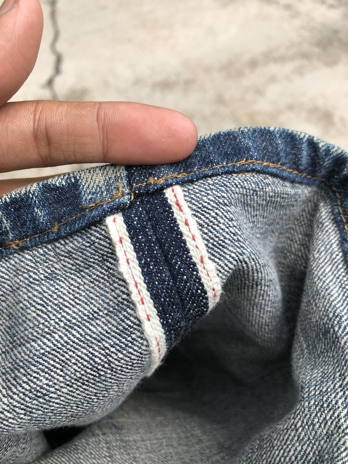 Japanese Brand WIDE LEG SELVEDGE THE NINE HEADS DENIM Size US 31 - 3 Thumbnail