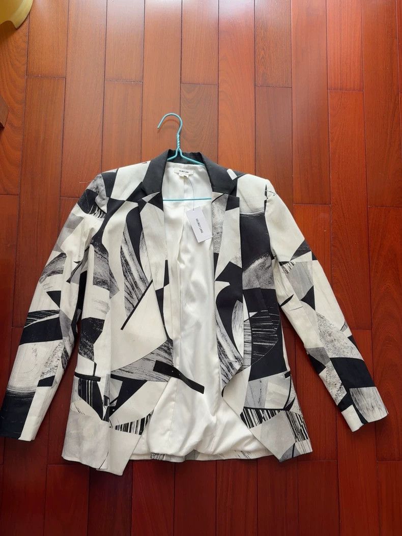 Helmut Lang Helmut Lang Cubist Print Blazer - dmc Size US M / EU 48-50 / 2 - 1 Thumbnail